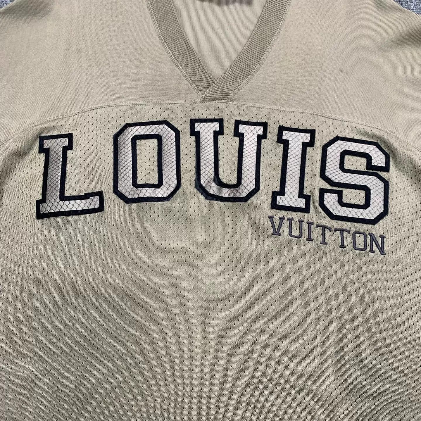 Louis Vuitton LV Gold Python Lettering Hockey Jersey Short Sleeve XL Size US XL / EU 56 / 4 - 6 Thumbnail