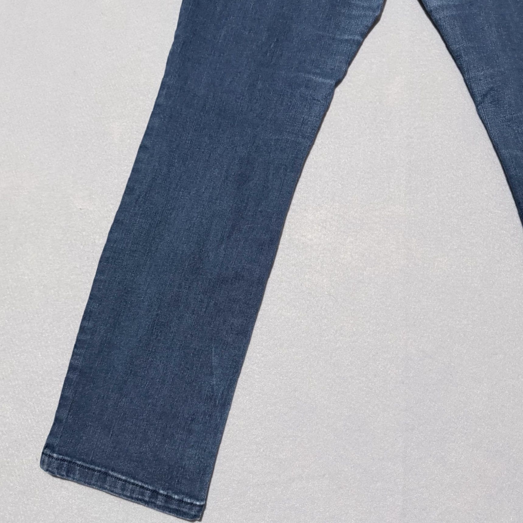 Jones New York Jones New York Stretch Denim Jeans Women Blue Dark-Wash Zip-Fly Straight-Leg 12 Size 34" / US 12 / IT 48 - 7 Thumbnail
