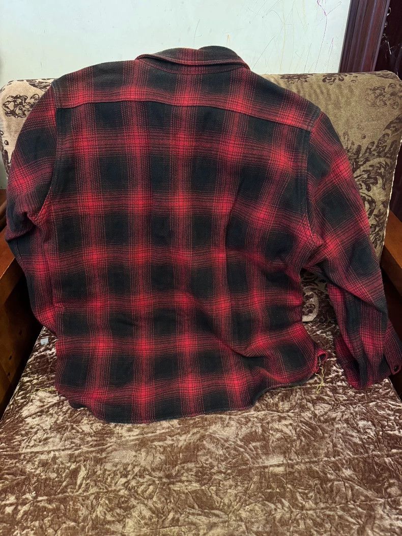 Iron Heart Iron Heart 244 flannel overweight workwear red Haig shirt Size US L / EU 52-54 / 3 - 2 Thumbnail