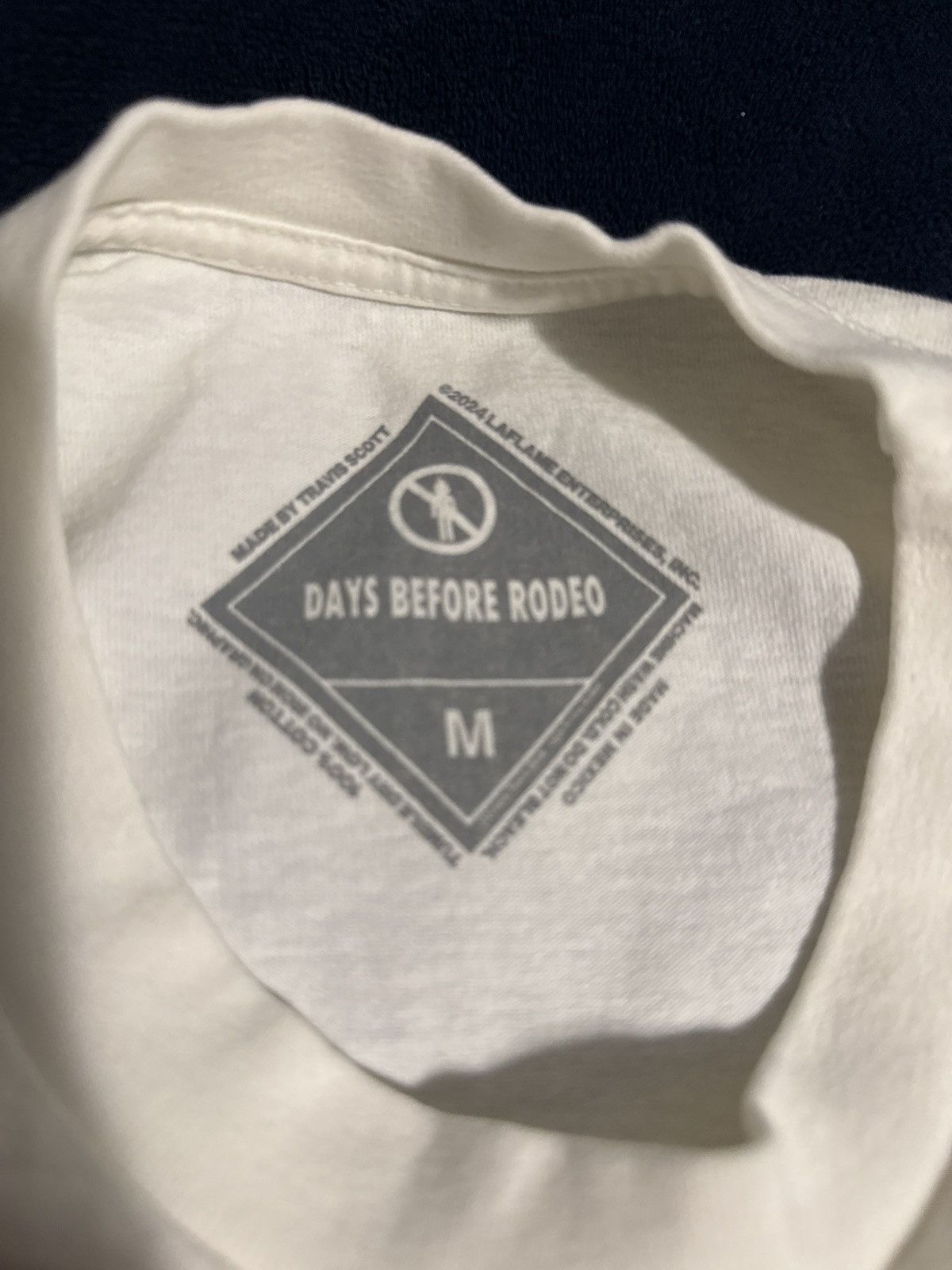 Travis Scott Mo City Flexologist Travis Scott White Tee Days Before Rodeo Size US M / EU 48-50 / 2 - 3 Thumbnail
