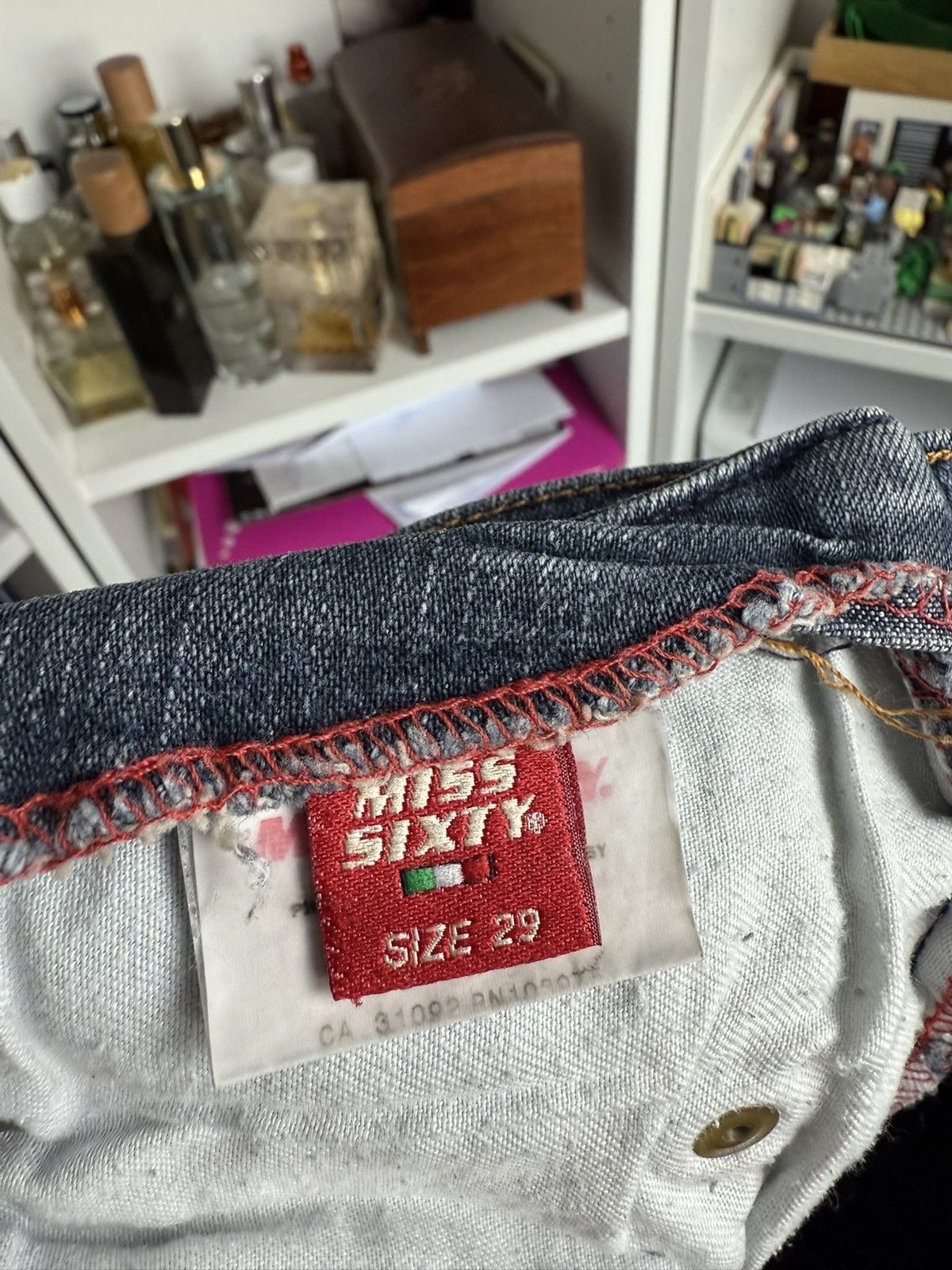 Miss Sixty × Vintage Vintage y2k Miss Sixty Bell bottom wide leg denim pants 29 Size 29" - 9 Thumbnail