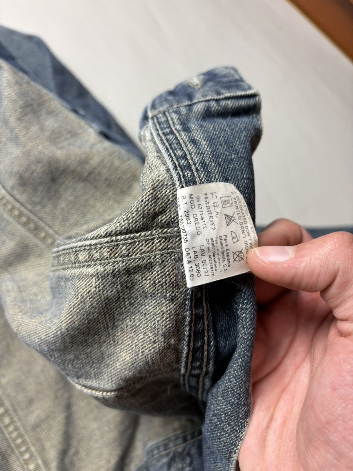 Diesel Diesel Vintage Denim Jacket Made Italy Size US XXL / EU 58 / 5 - 10 Thumbnail