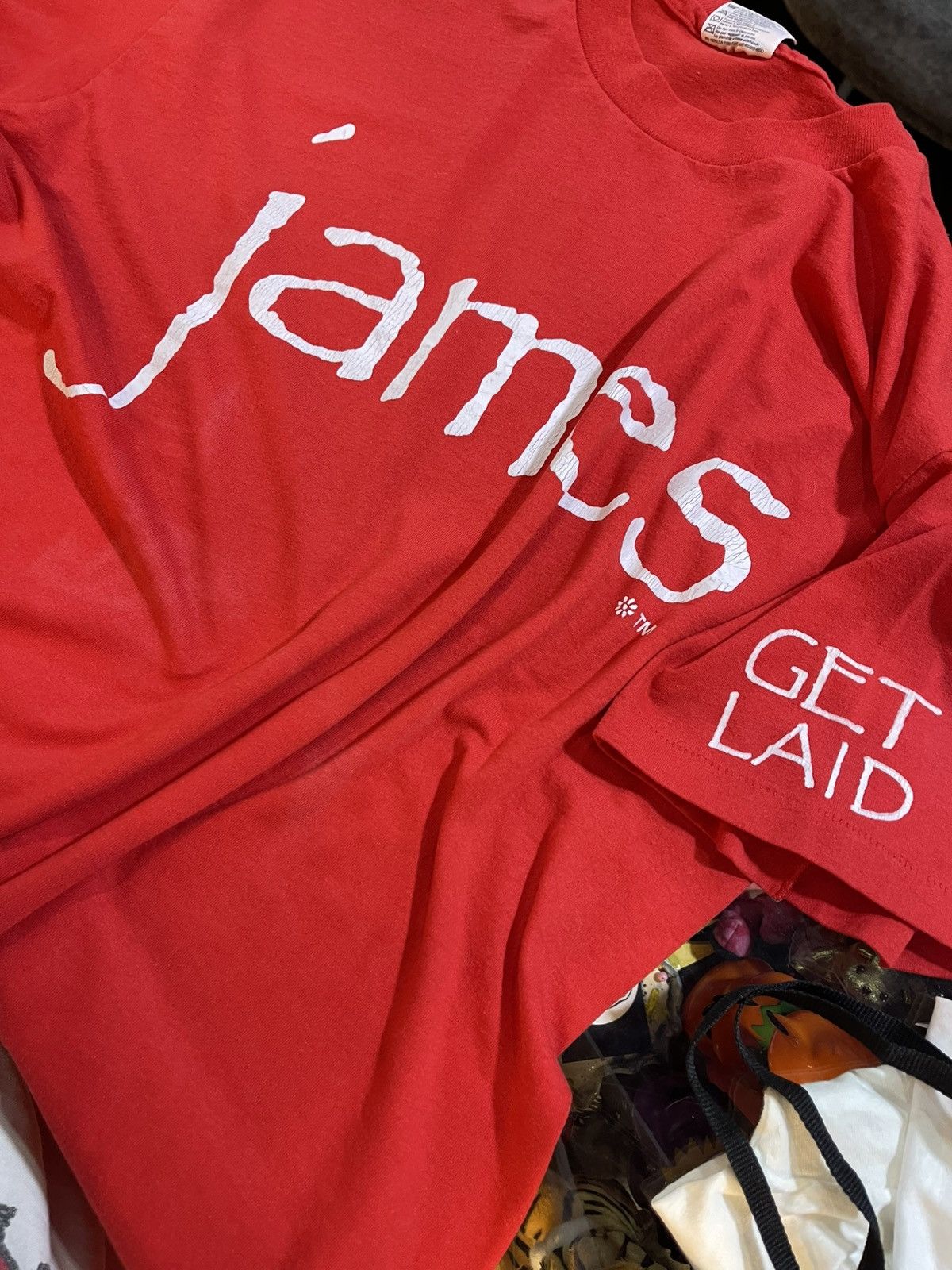 Band Tees James vintage T shirt 90’s Size US L / EU 52-54 / 3 - 7 Thumbnail