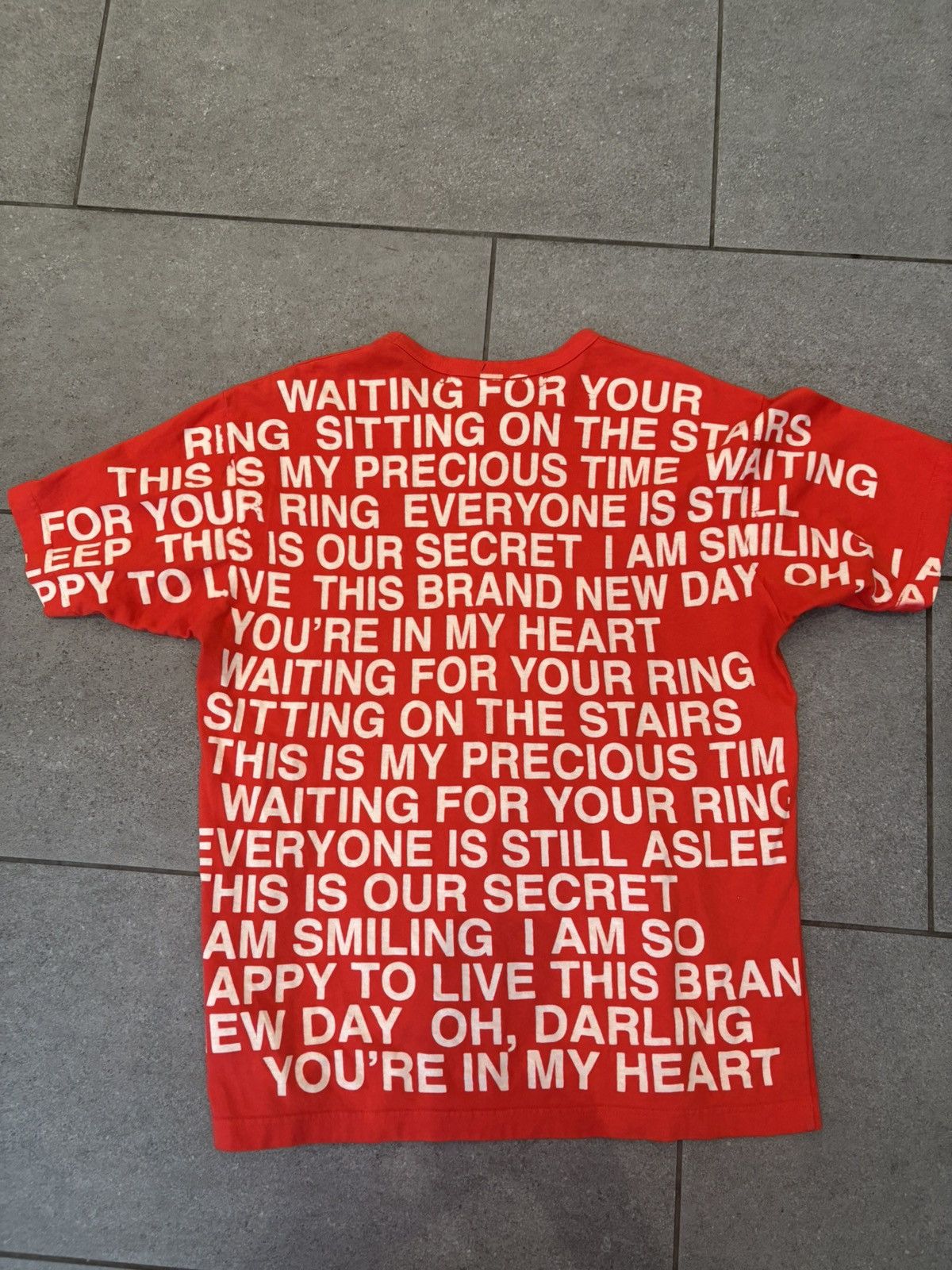 Junya Watanabe Junya Watanabe Ss02 Poem Tee | Grailed