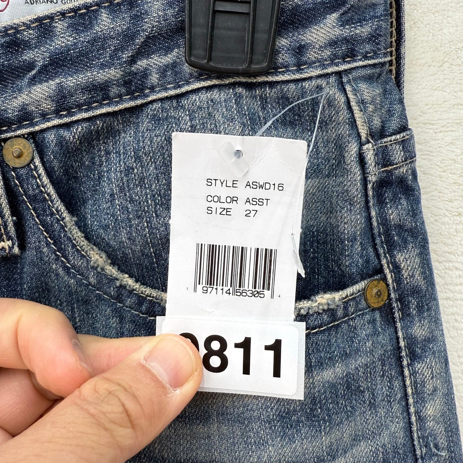 AG Adriano Goldschmied ADRIANO GOLDSHMIED AG JEANS WOMEN'S 27 THE PHOEBE VINTAGE Size 27" / US 4 / IT 40 - 3 Thumbnail