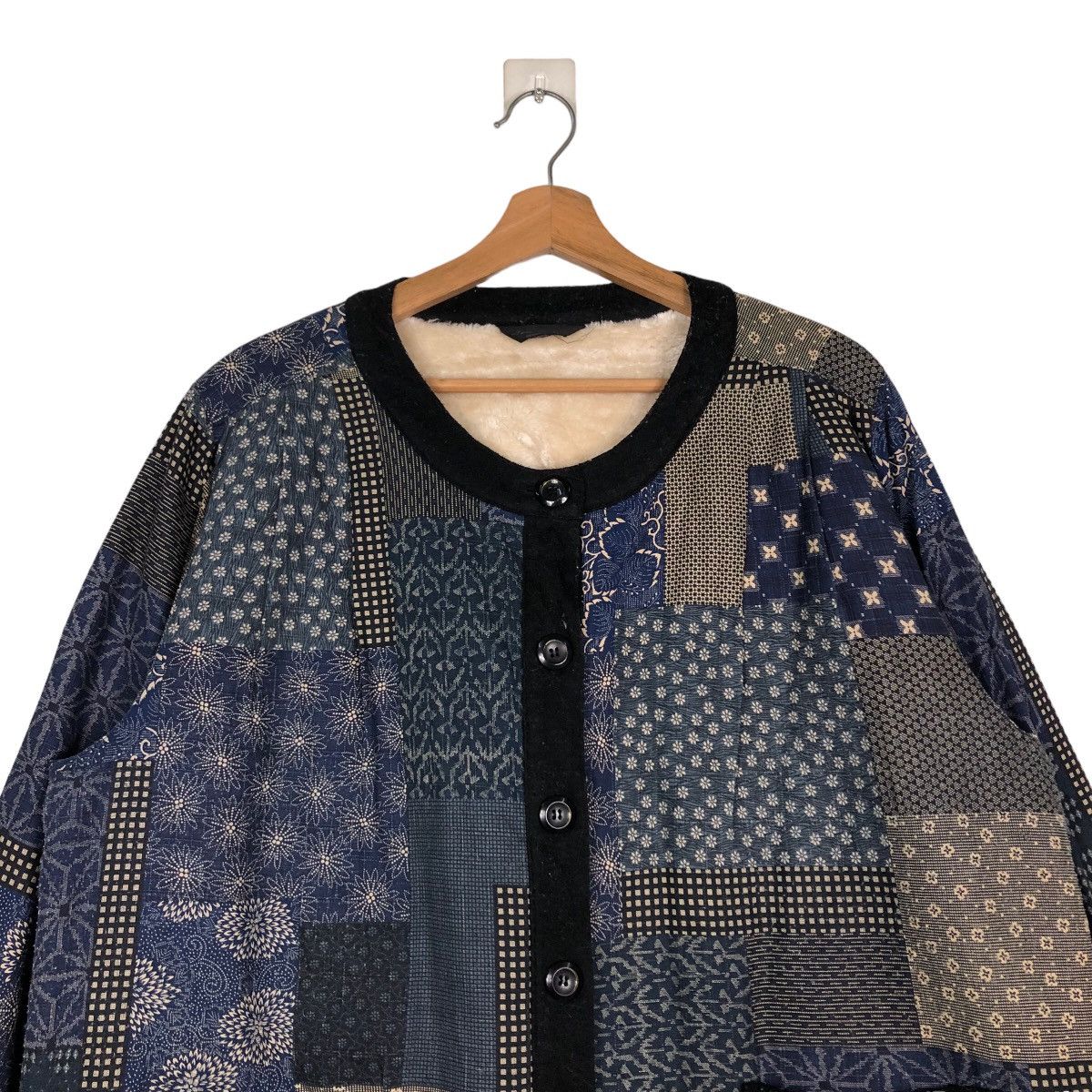 Indigo 🔥Vintage Button Jacket Indigo Sissoko Blue Issey Miyake Size US L / EU 52-54 / 3 - 3 Thumbnail