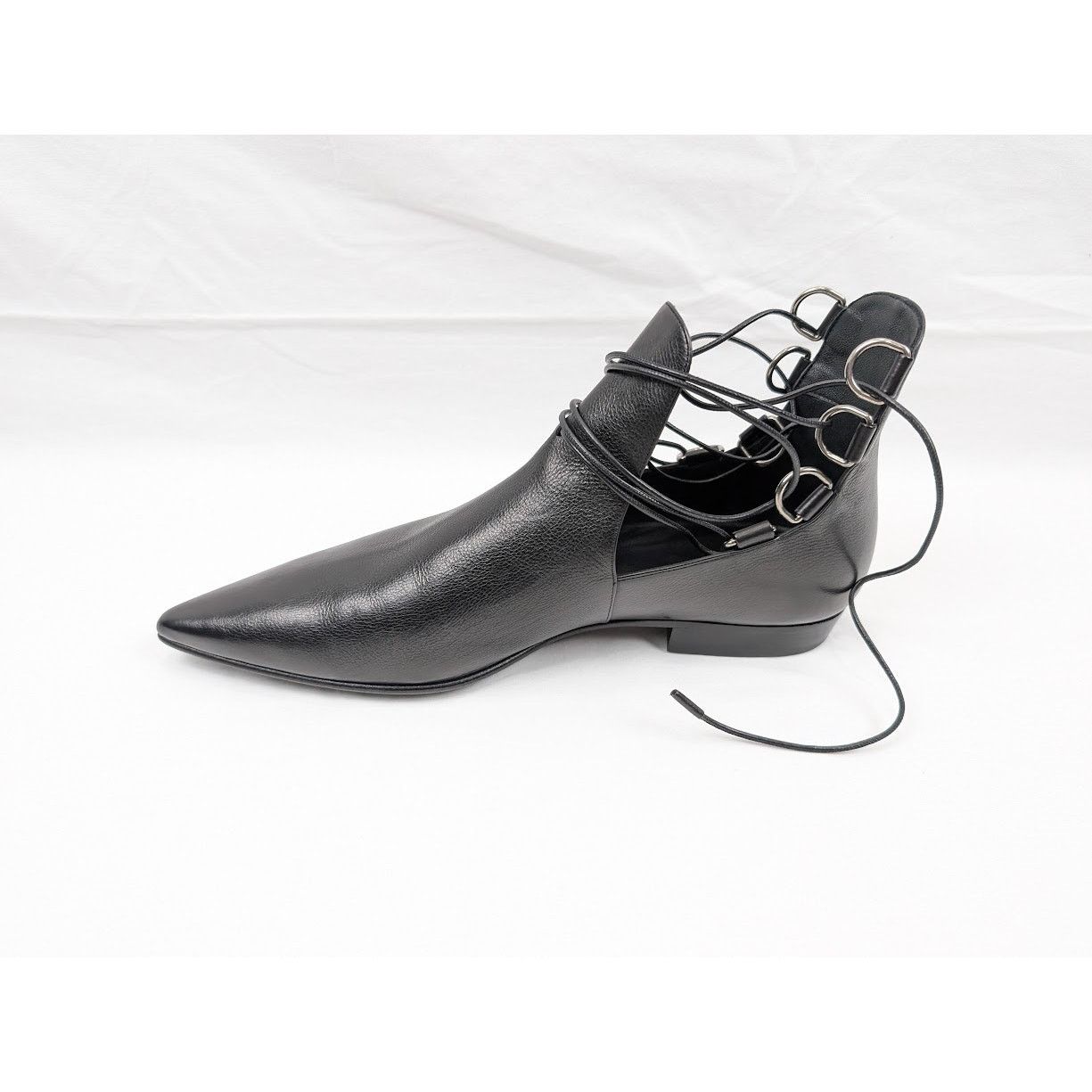 Saint Laurent Paris o1rshd1 Goth 15 Lace Up Shoes in Nero Size US 8 / EU 41 - 7 Thumbnail