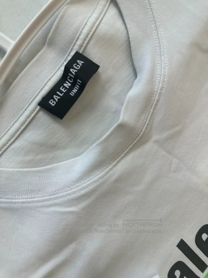 Balenciaga Balenciaga White Eco-Friendly Short Sleeve Size US M / EU 48-50 / 2 - 2 Thumbnail
