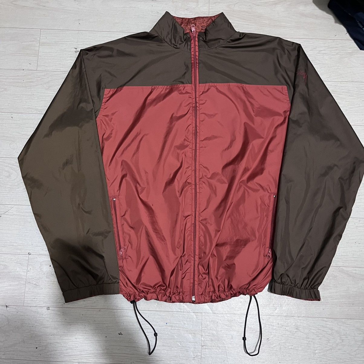 Stussy 2000s stussy light jacket reversible (fullprinted) Size US L / EU 52-54 / 3 - 2 Thumbnail