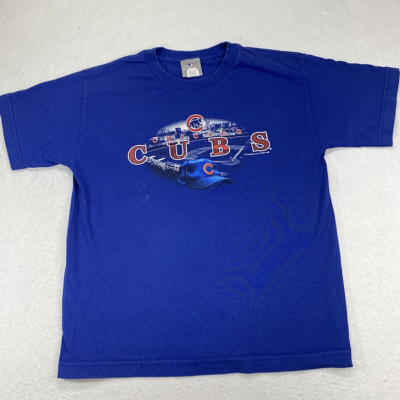 MLB MLB Chicago Cubs Large Blue Baseball Logo Graphic T Shirt Size L / US 10 / IT 46 - 1 Thumbnail