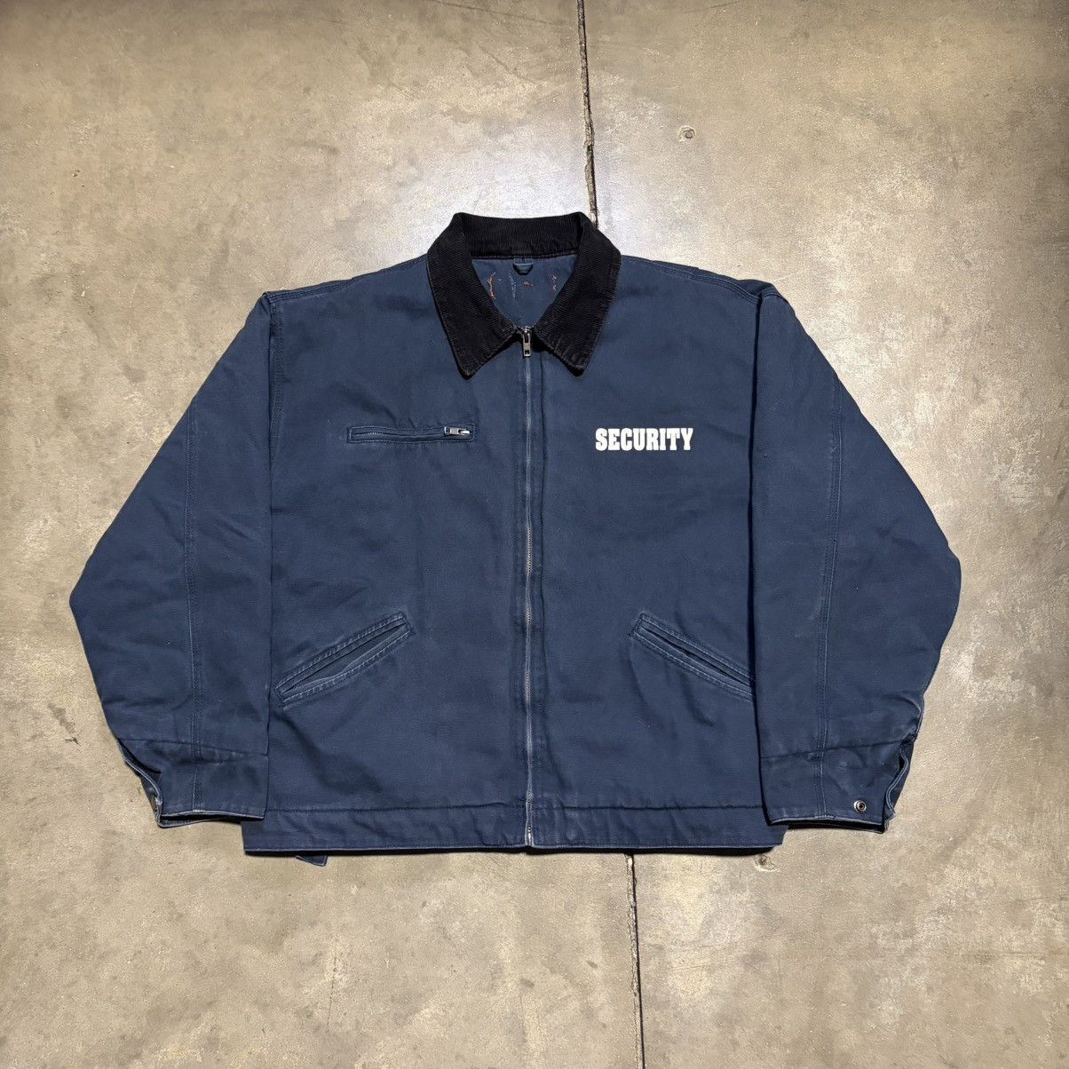 Vintage Security Detroit Jacket Work Canvas Boxy Carhartt