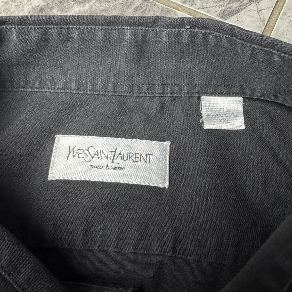 Vintage × Yves Saint Laurent Yves Saint Laurent Shirt vintage Size US XXL / EU 58 / 5 - 5 Thumbnail