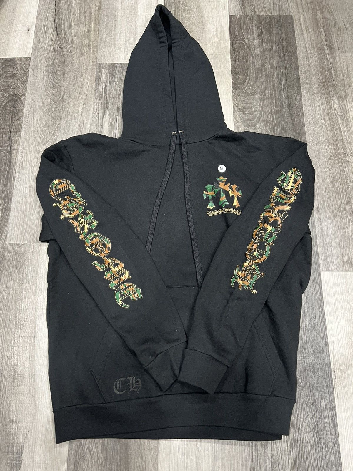Chrome Hearts Black Camo Chrome Hearts Horseshoe Pullover