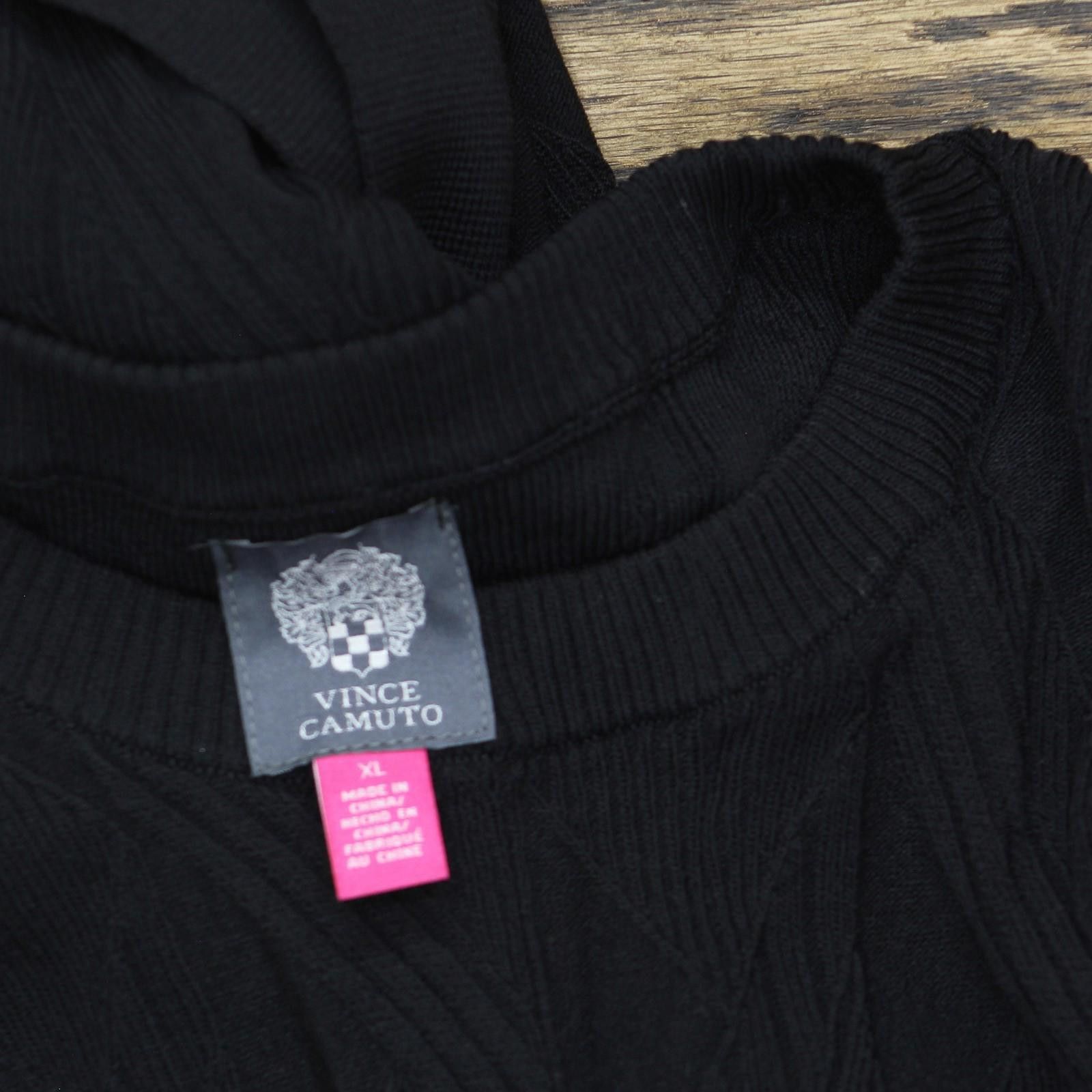 Vince Camuto Vince Camuto Cap-sleeve Belted Dress Vc4m4625 Black Xl Size XL / US 12-14 / IT 48-50 - 4 Thumbnail