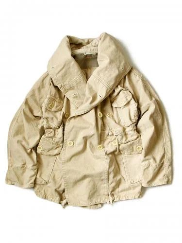 image of Kapital Katsuragi Ring Coat Jacket in Beige, Men's (Size Small)