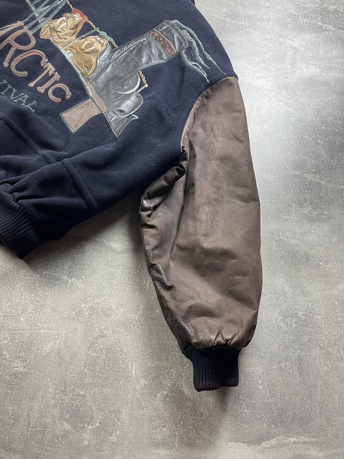 Iceberg Iceberg Arctic Survival Wool/Leather Bomber Varsity Jacket Size US L / EU 52-54 / 3 - 5 Thumbnail