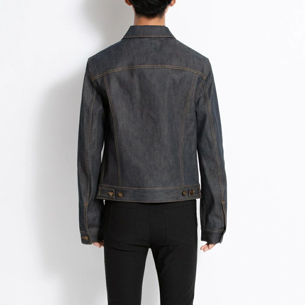 Saint Laurent Paris o1s1wg111224 Fitted Denim Jacket in Blue Size US M / EU 48-50 / 2 - 3 Thumbnail