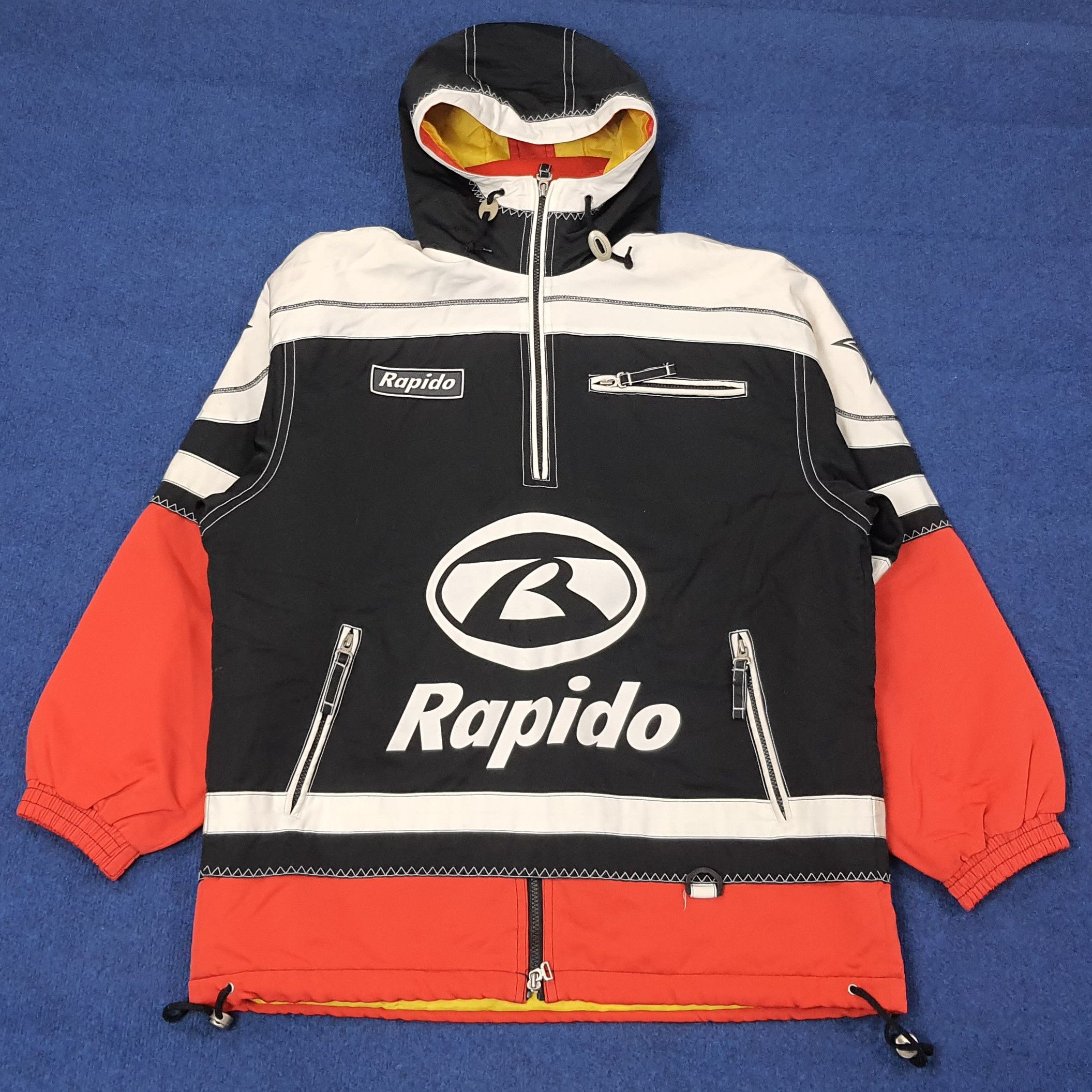 Vintage Vintage RAPIDO Sportswear Motorcycles Jacket C251N4 Size US XXL / EU 58 / 5 - 1 Thumbnail