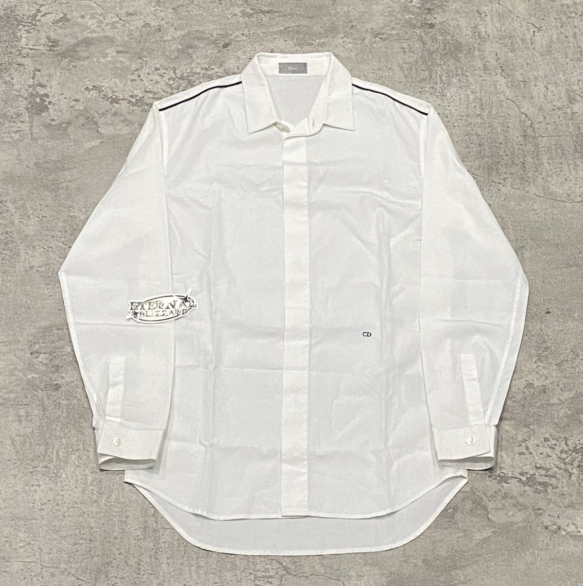 Dior Dior CD Shirt White Size US S / EU 44-46 / 1 - 1 Thumbnail