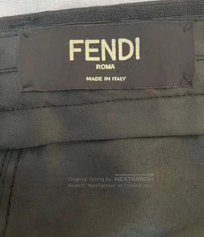 Fendi Fendi Casual Pants in Black Polyester . Size US 31 - 5 Thumbnail