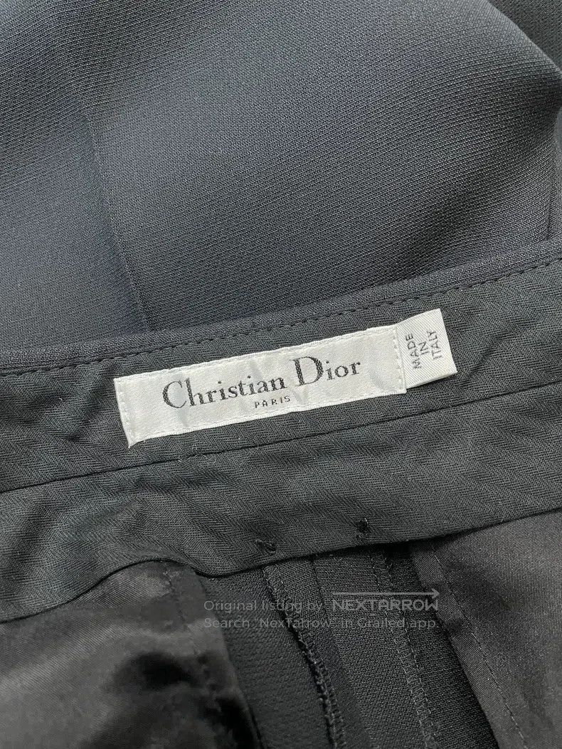 Dior Dior Black wide-leg trousers and casual trousers Size 26" / US 2 / IT 38 - 3 Thumbnail