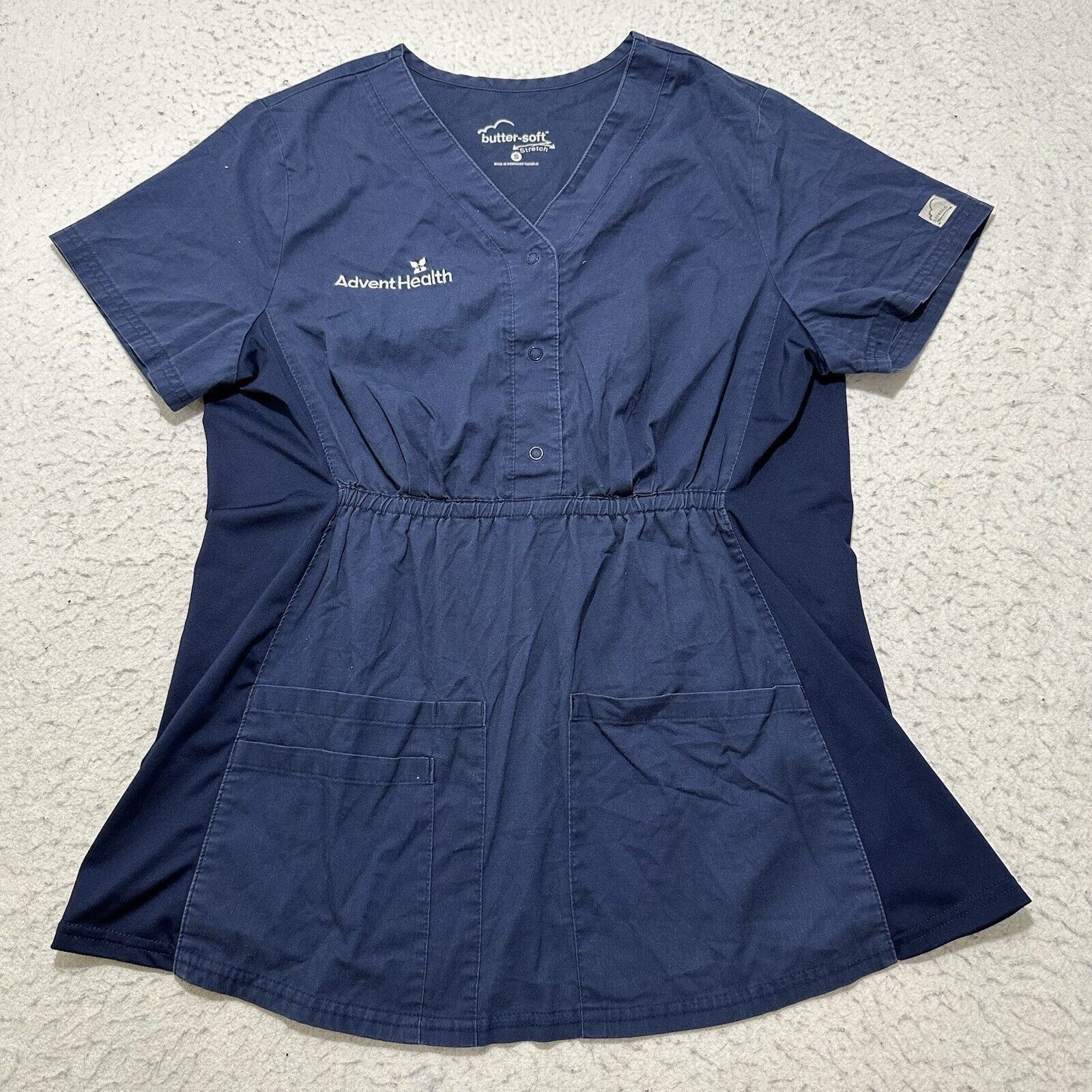 Other Butter Soft Stretch Small Advent Health Scrubs Work Shirt Size S / US 4 / IT 40 - 1 Thumbnail