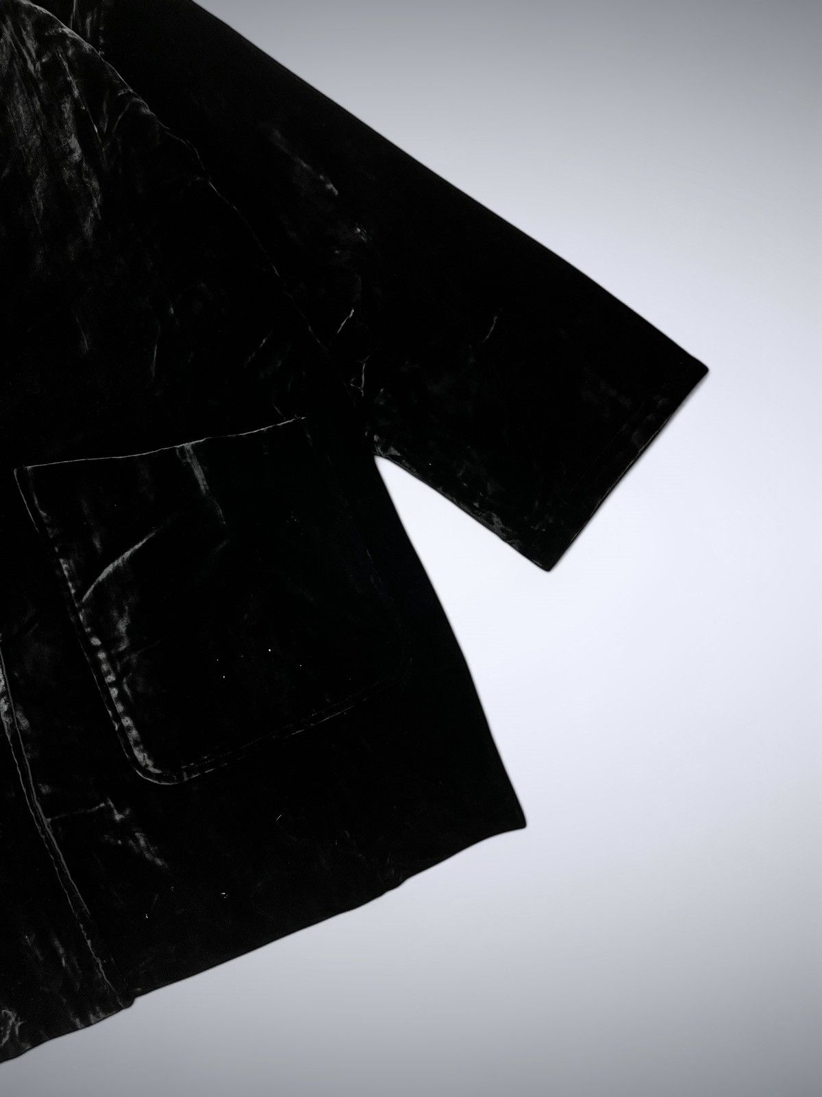 Velvet × Vintage 90s Trans Work Vintage Velvet Coat Size US XL / EU 56 / 4 - 3 Thumbnail