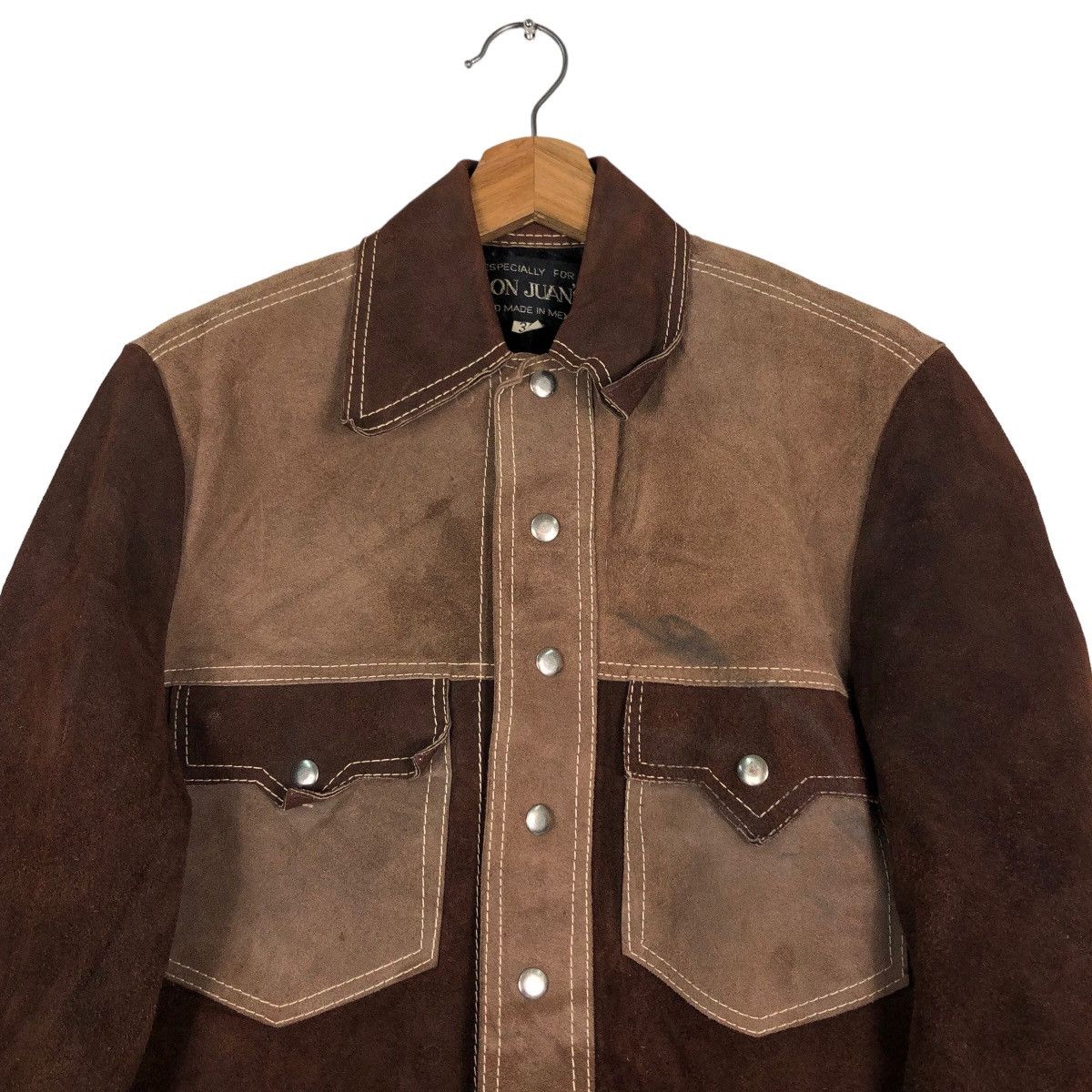 Japanese Brand Vintage Chore Genuine Leather Biker Jacket Don Juans Mexico Size US M / EU 48-50 / 2 - 3 Thumbnail