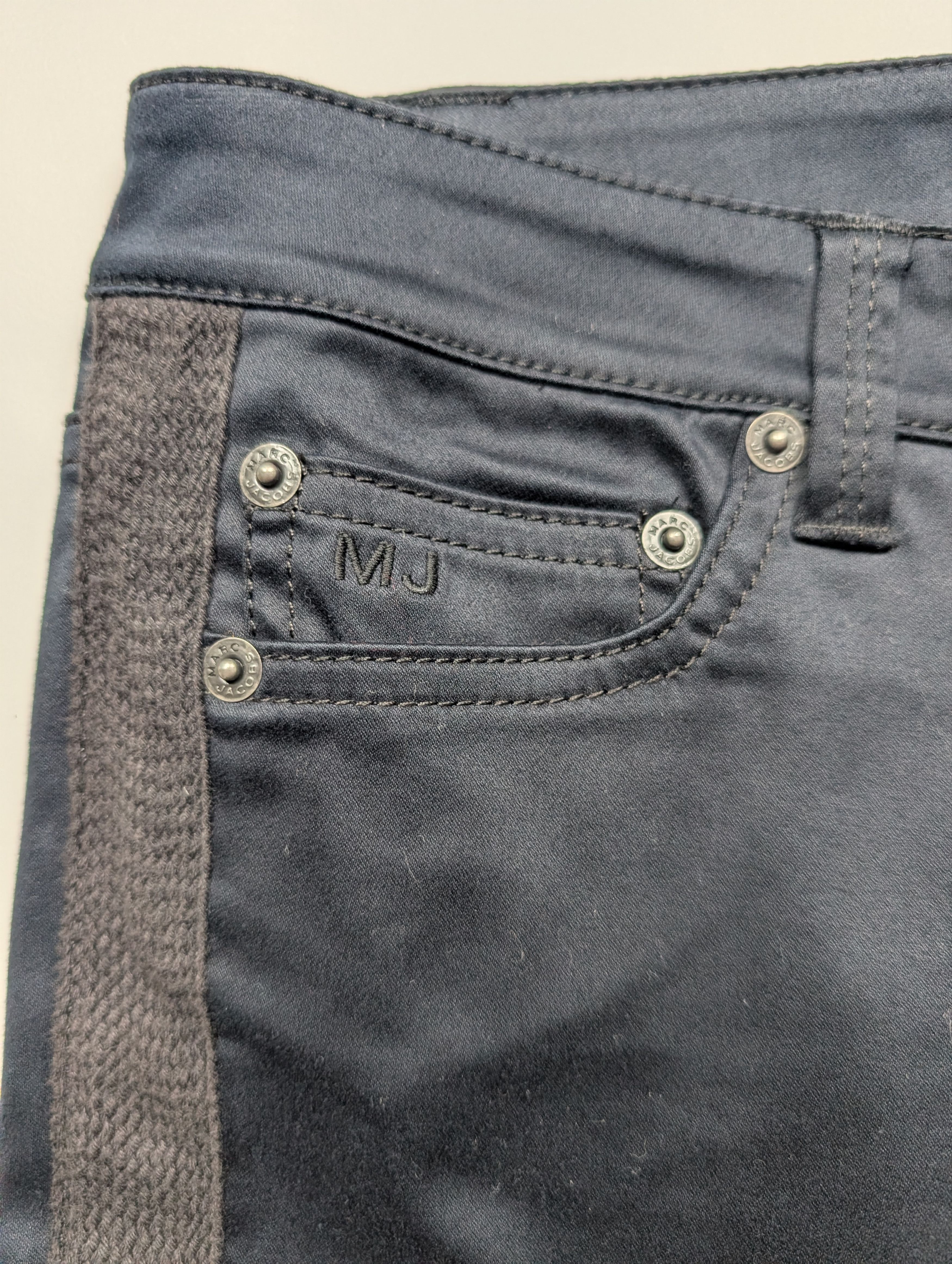 Marc Jacobs Marc Jacobs Black Pants With Lines Outside Size 26" / US 2 / IT 38 - 4 Thumbnail