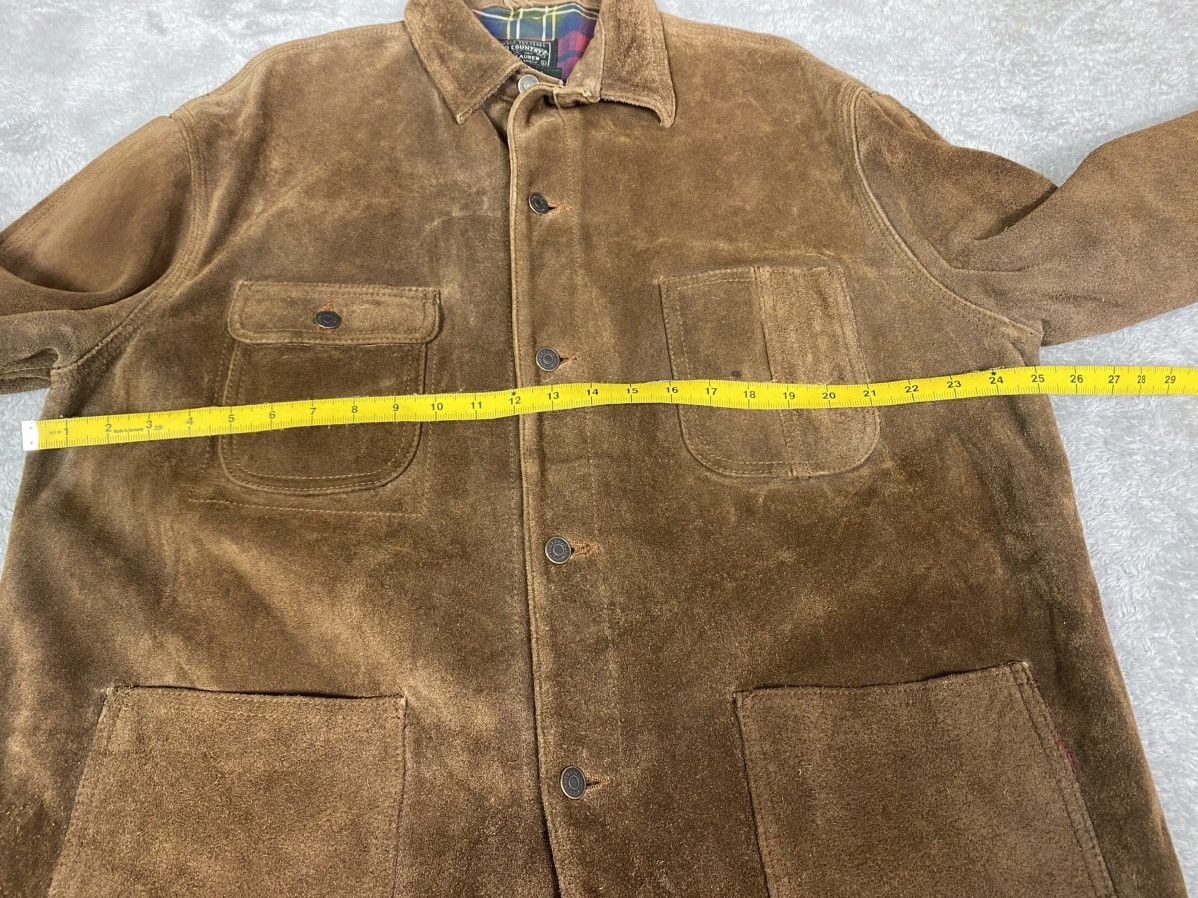 Polo Ralph Lauren Vintage Polo Country Ralph Lauren Suede Leather Jacket J0136 Size US L / EU 52-54 / 3 - 10 Thumbnail