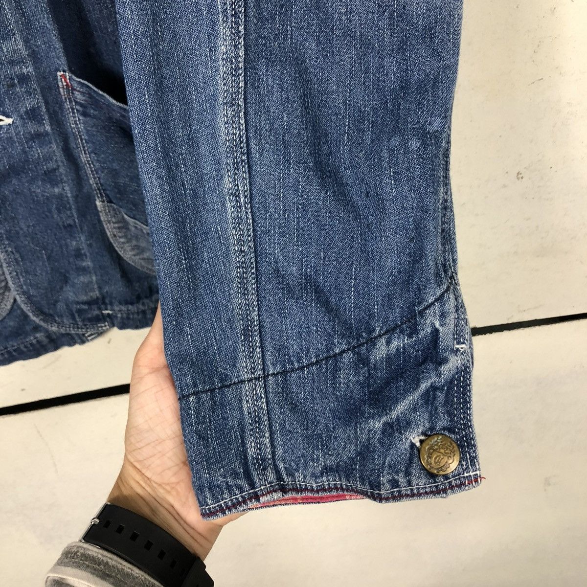 Japanese Brand 🔥M2SQUARED WORKER DENIM JACKET BLANKET ISSEY MIYAKE Size US M / EU 48-50 / 2 - 17 Thumbnail