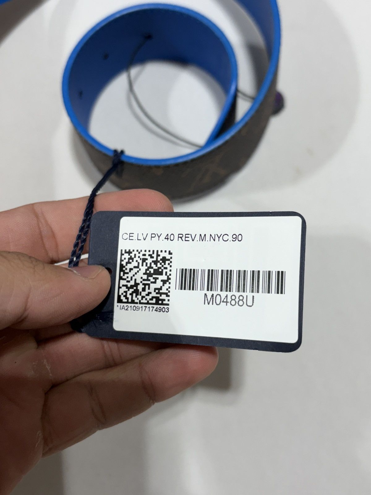 Louis Vuitton × NBA Louis Vuitton Virgil Abloh Pyramide Cities New York Belts Size 36 - 4 Thumbnail