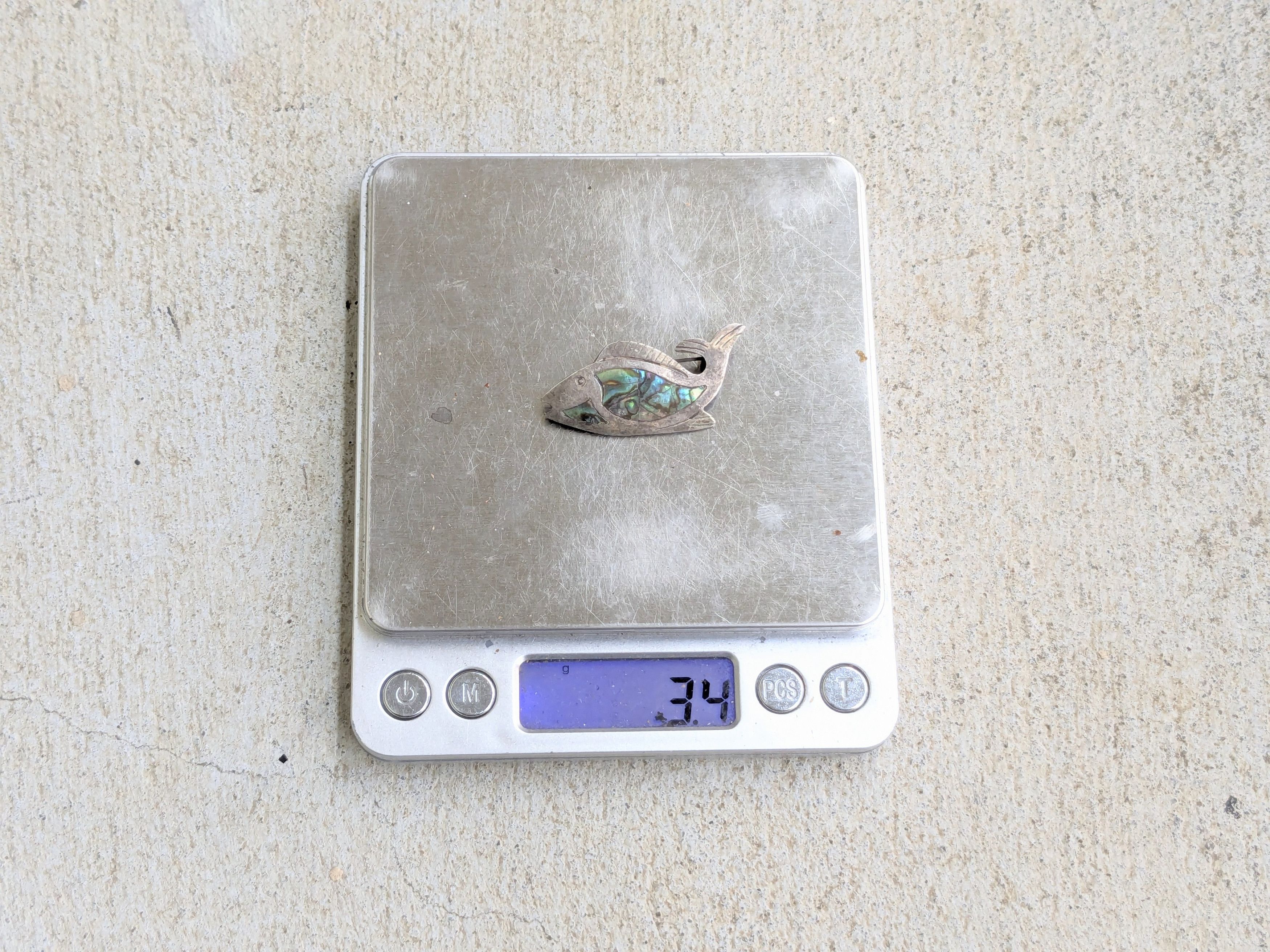Jewelry × Vintage Vintage Sterling Silver Pin Brooch Fish Modern Abstract Size ONE SIZE - 12 Thumbnail