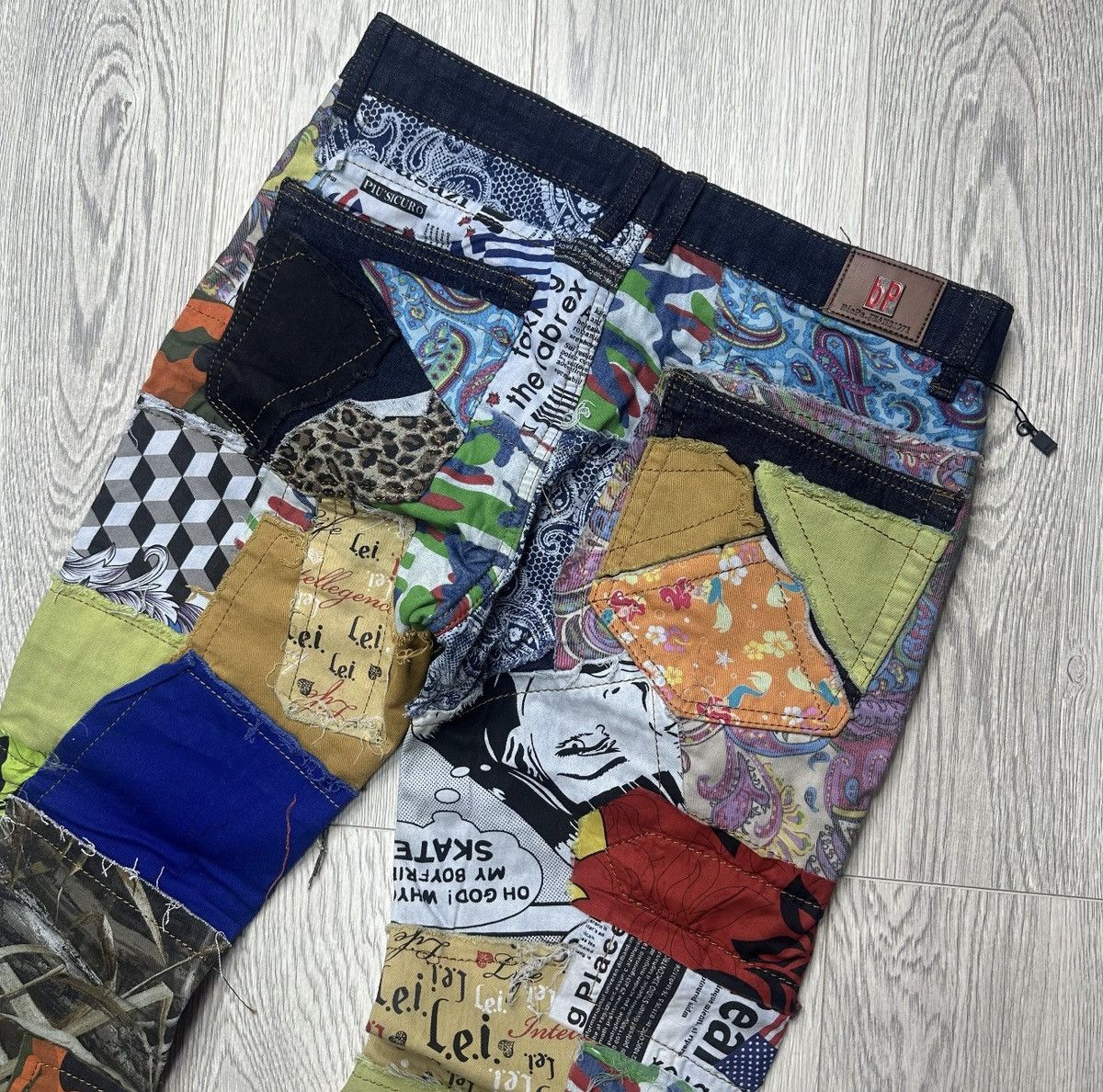 Japanese Brand Vintage BiePa Jeans Patchwork Archival Denim Y2K Japanese Size US 30 / EU 46 - 4 Thumbnail