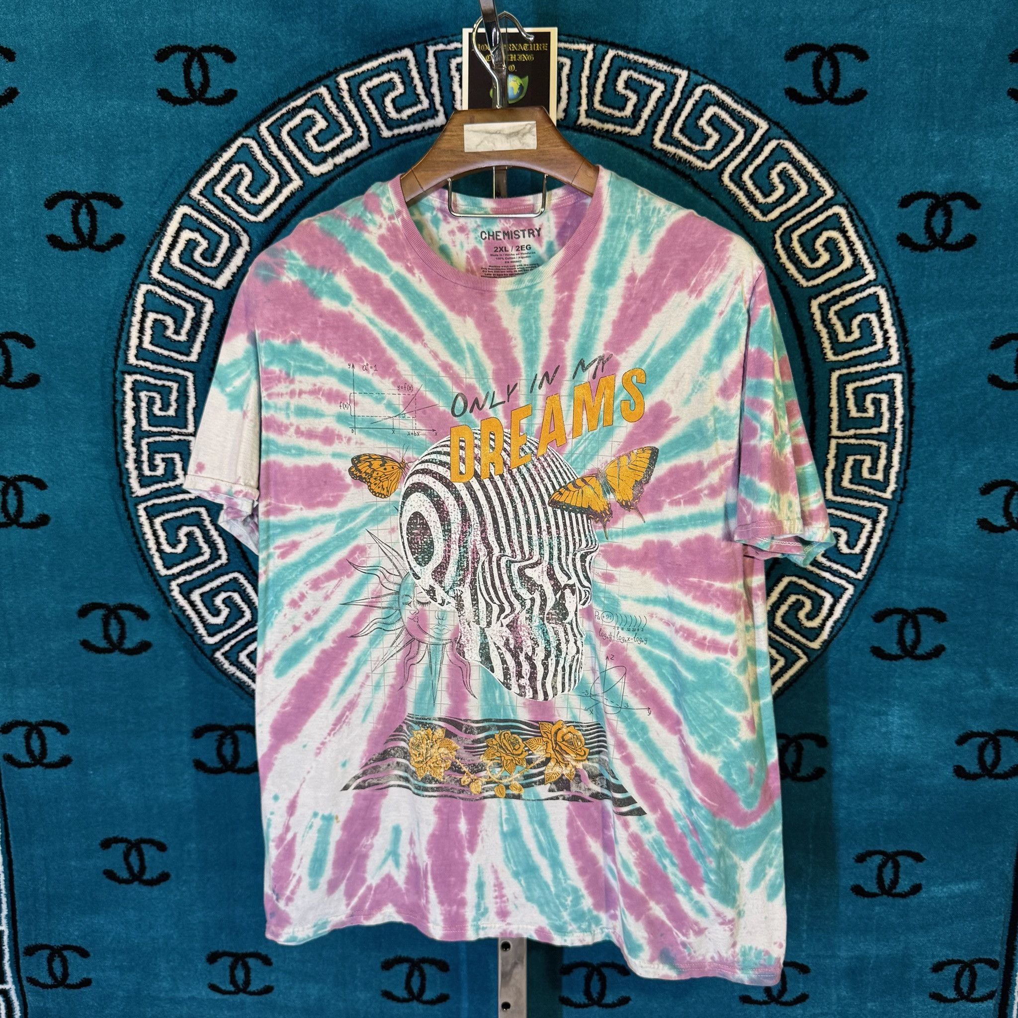 Chemistry LSD SPIRAL TIE DYE ONLY IN MY DREAMS S/S T SHIRT Size US XXL / EU 58 / 5 - 1 Thumbnail
