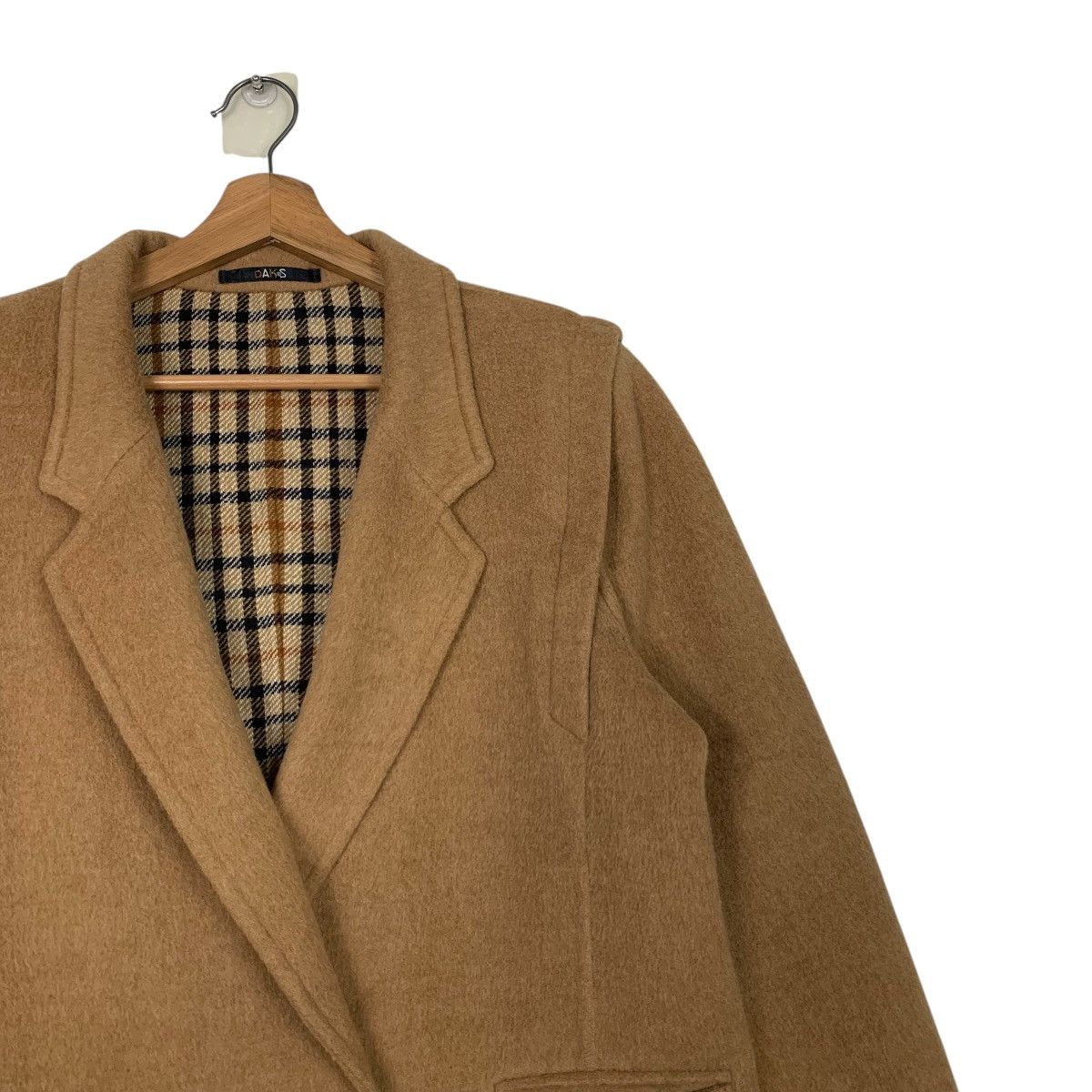 DAKS Vintage 90's DAKS ENGLAND Wool Coat Jacket #2740-C123 Size US L / EU 52-54 / 3 - 4 Thumbnail