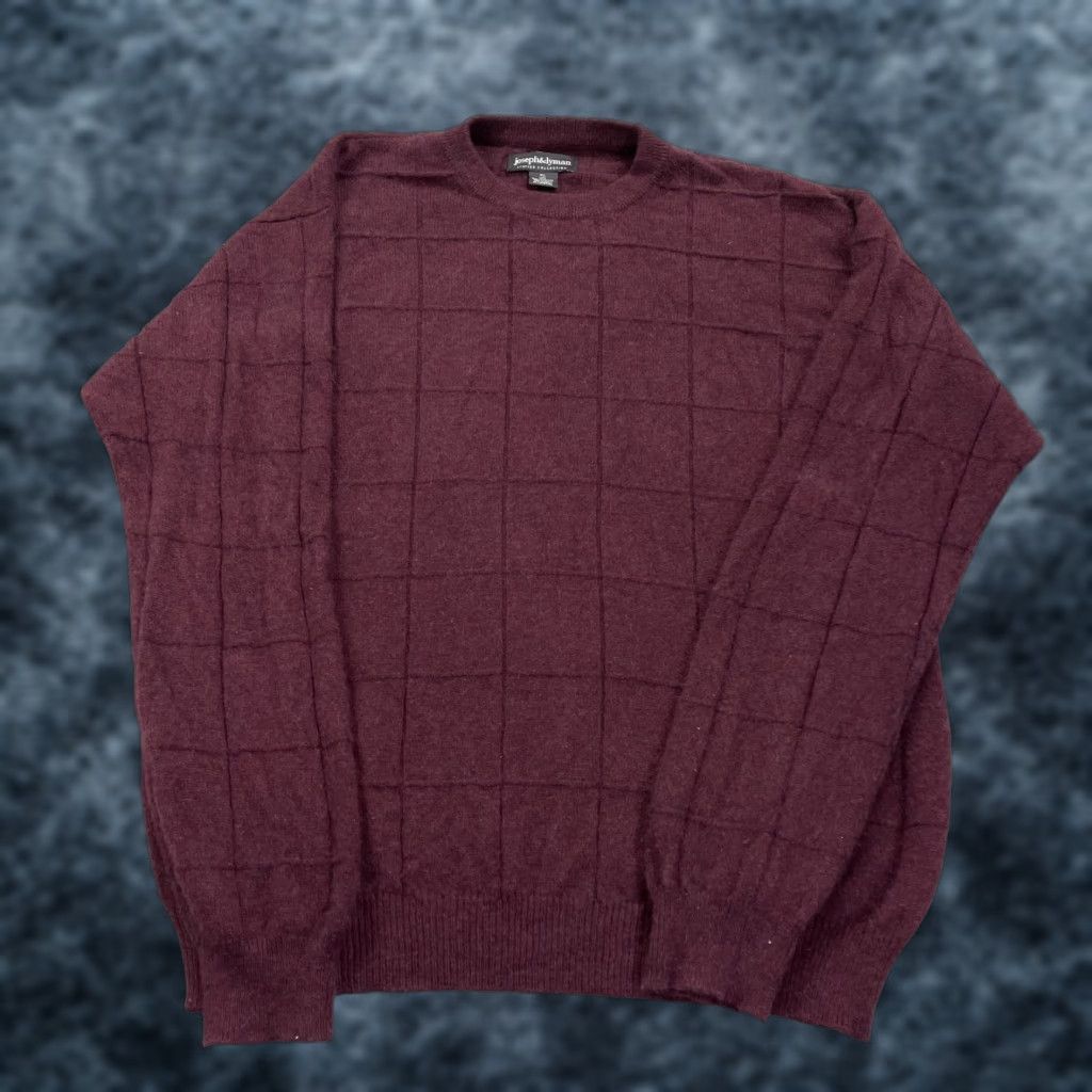 Joseph Joseph & Lyman Mens XL Purple 100% Cashmere Crewneck Knit Sweater Shirt Category: Sweater Size US XL / EU 56 / 4 - 1 Thumbnail
