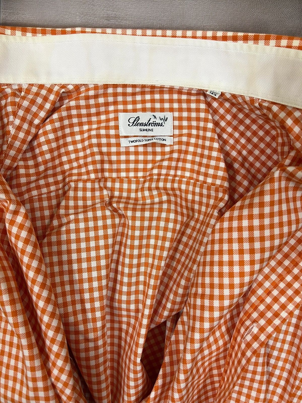 Strenstroms Stenstroms Twofold Super Cotton checked shirt size S Size US S / EU 44-46 / 1 - 5 Thumbnail