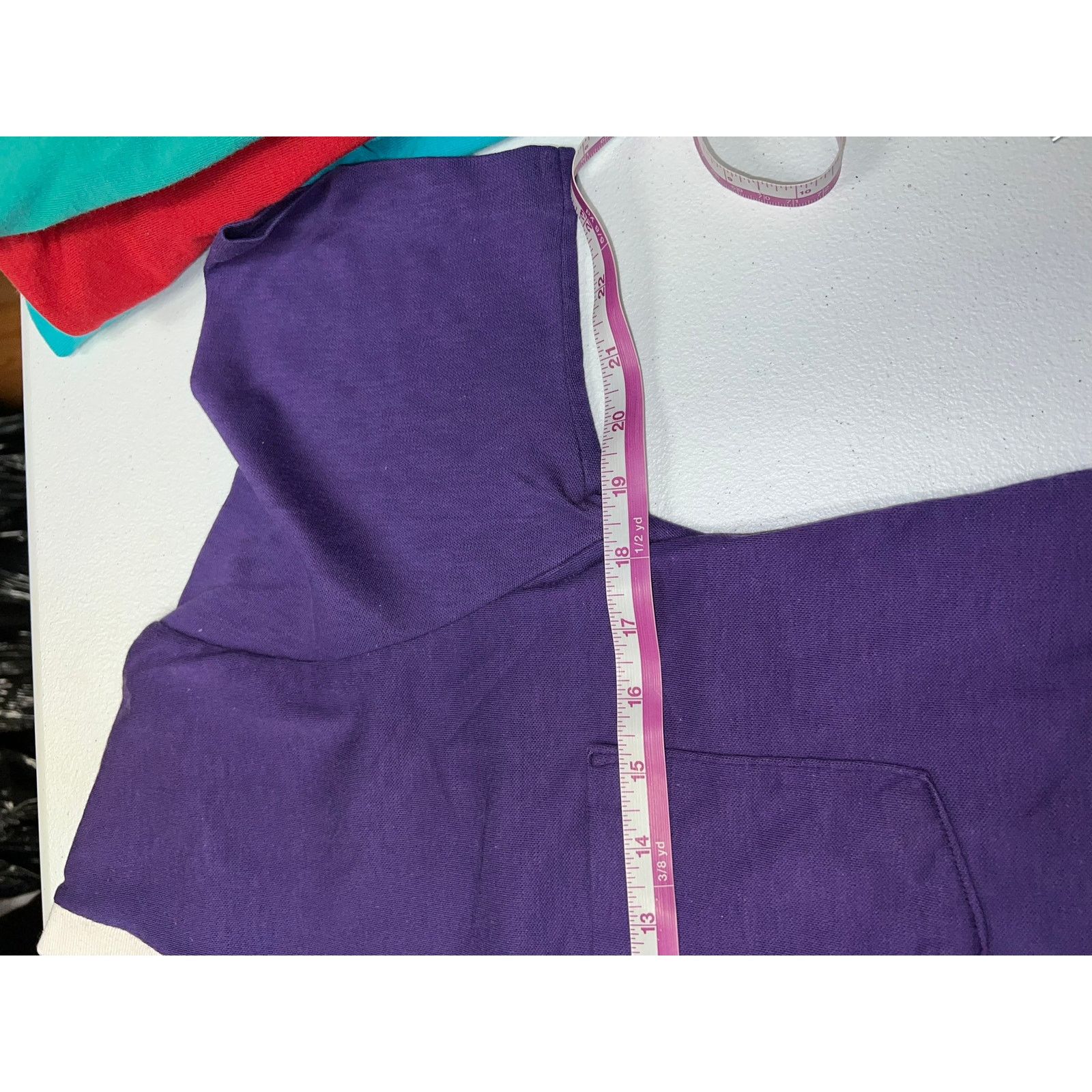Vintage 90s Vintage 909 Collection Purple White Blank Shirt VTG L Size US L / EU 52-54 / 3 - 8 Thumbnail