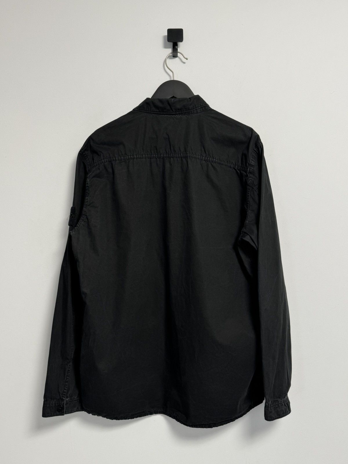 Stone Island Stone Island Vintage Overshirt Jacket Black Full Zip Compass Size US XXL / EU 58 / 5 - 22 Thumbnail