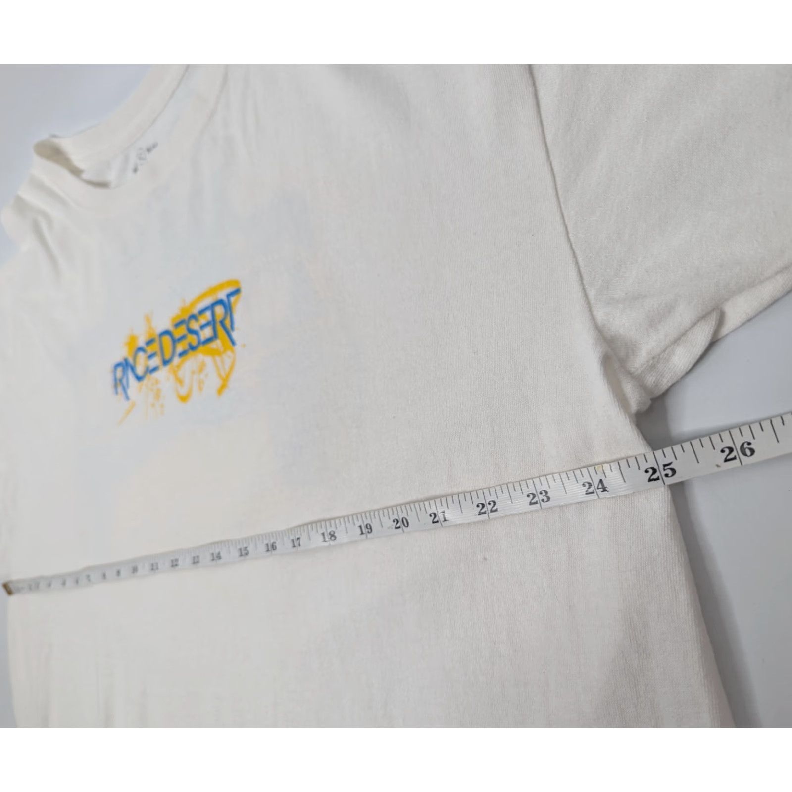 Port & Company VINTAGE Race Desert T-Shirt Men's 2XL White Motocross Dirt Off Roading ATV Size US XXL / EU 58 / 5 - 6 Thumbnail