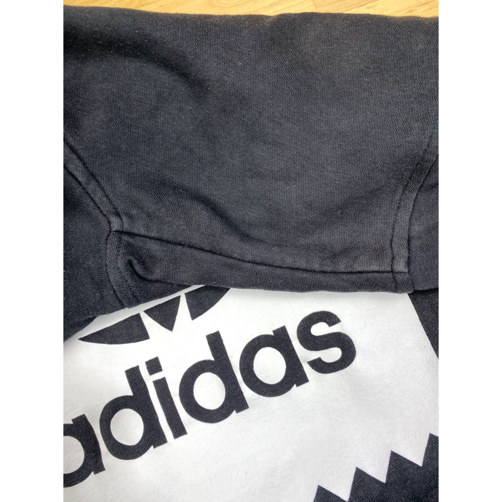 Adidas Adidas Mens Hoodie Black Logo Pullover Size S Casual #5219 Size US S / EU 44-46 / 1 - 7 Thumbnail