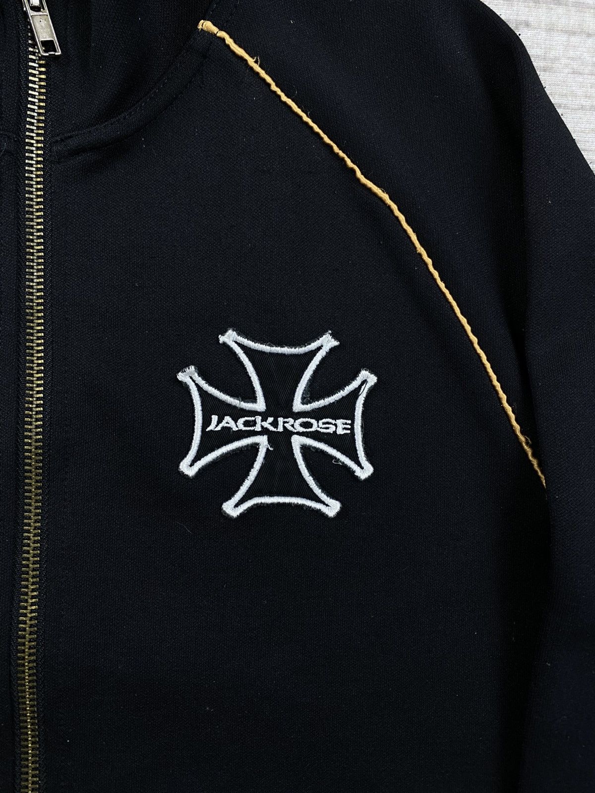 If Six Was Nine × JACKROSE × Japanese Brand Vintage JACKROSE Back Hit Printed Zipper Jacket Size US S / EU 44-46 / 1 - 7 Thumbnail