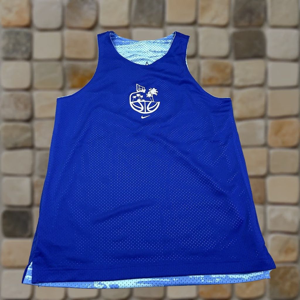Bode × Nike Bode x Nike Mesh Jersey Cape Cod - Ecru and Navy | Grailed