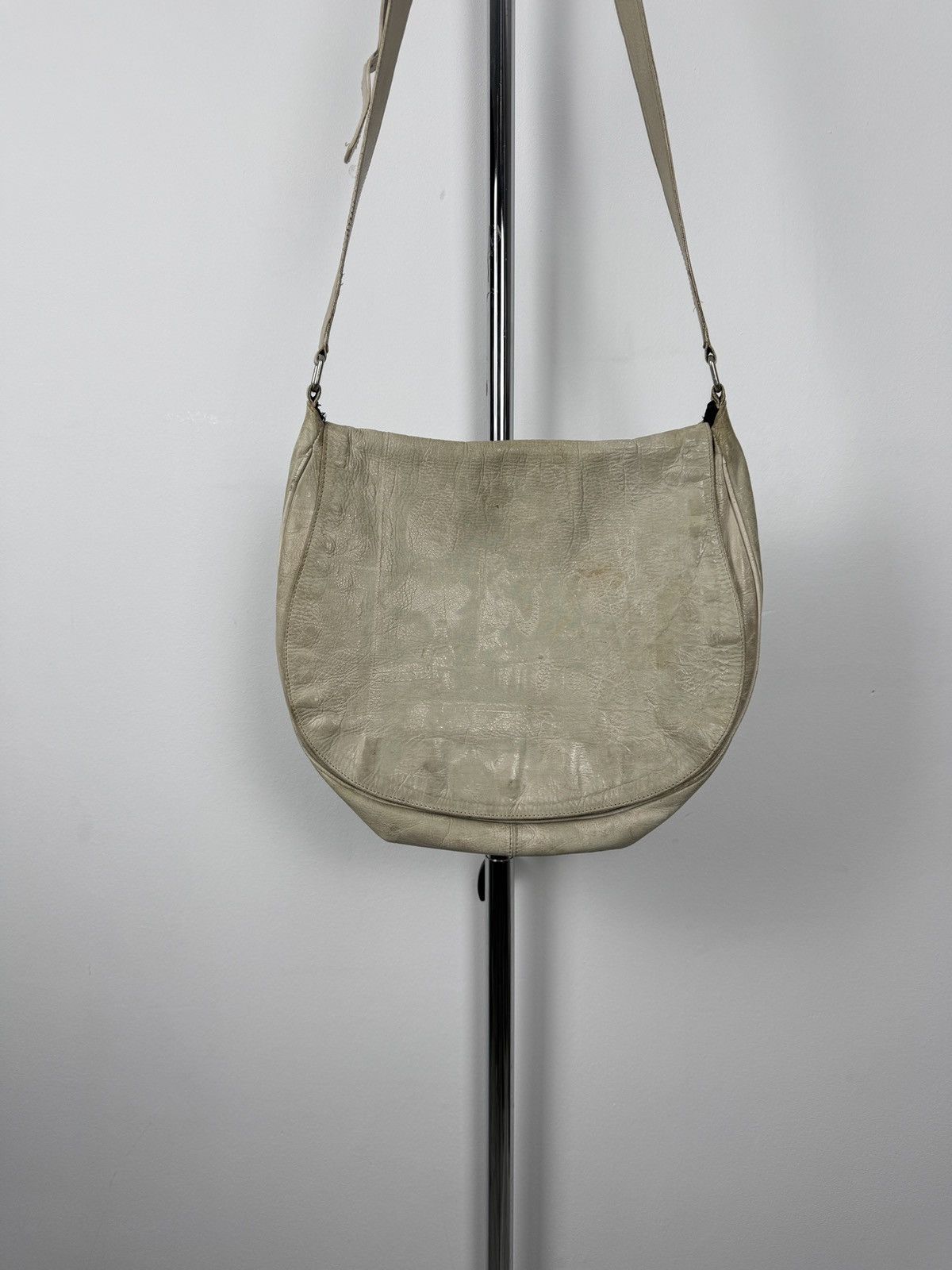 Jean Paul Gaultier 1995 Dietrich Faces Leather Shoulder Bag