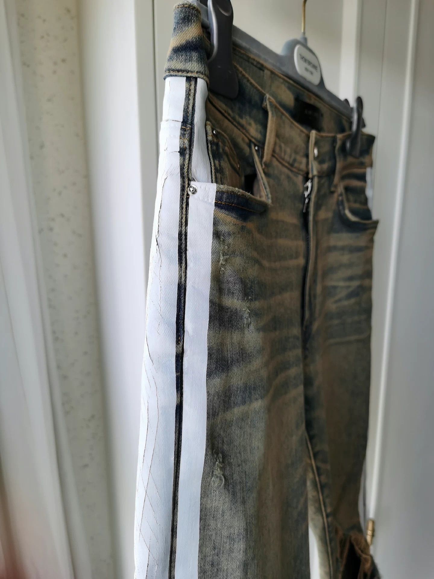 Amiri AMIRI Ripped Slim Jeans Size 32 Denim Hermes High Street King Size US 32 / EU 48 - 7 Thumbnail