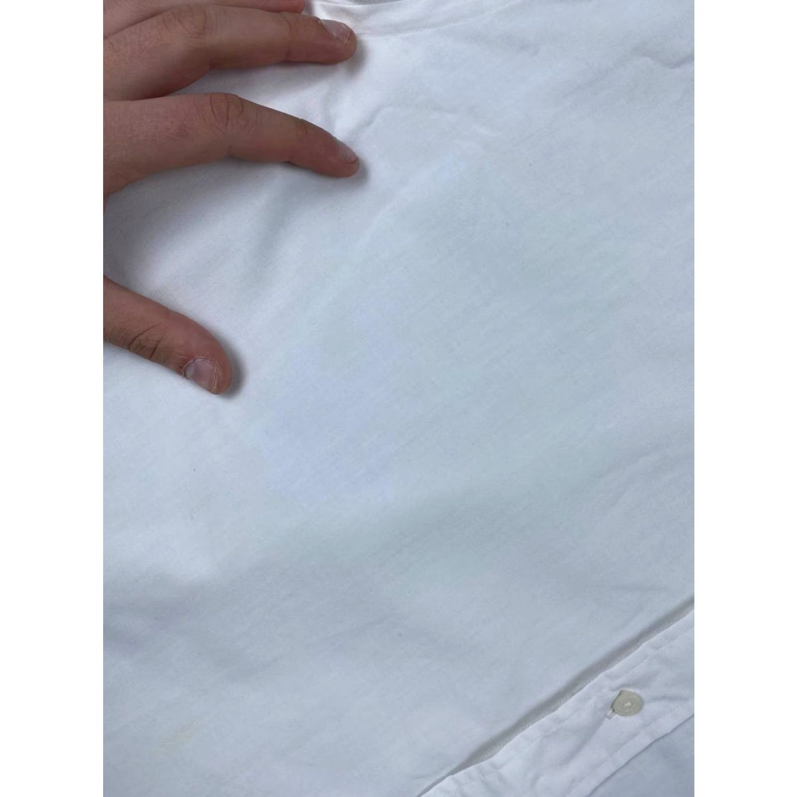 Yves Saint Laurent VINTAGE Saint Laurent YSL Shirt Button-Up Long Sleeve Men L White Size US L / EU 52-54 / 3 - 6 Thumbnail