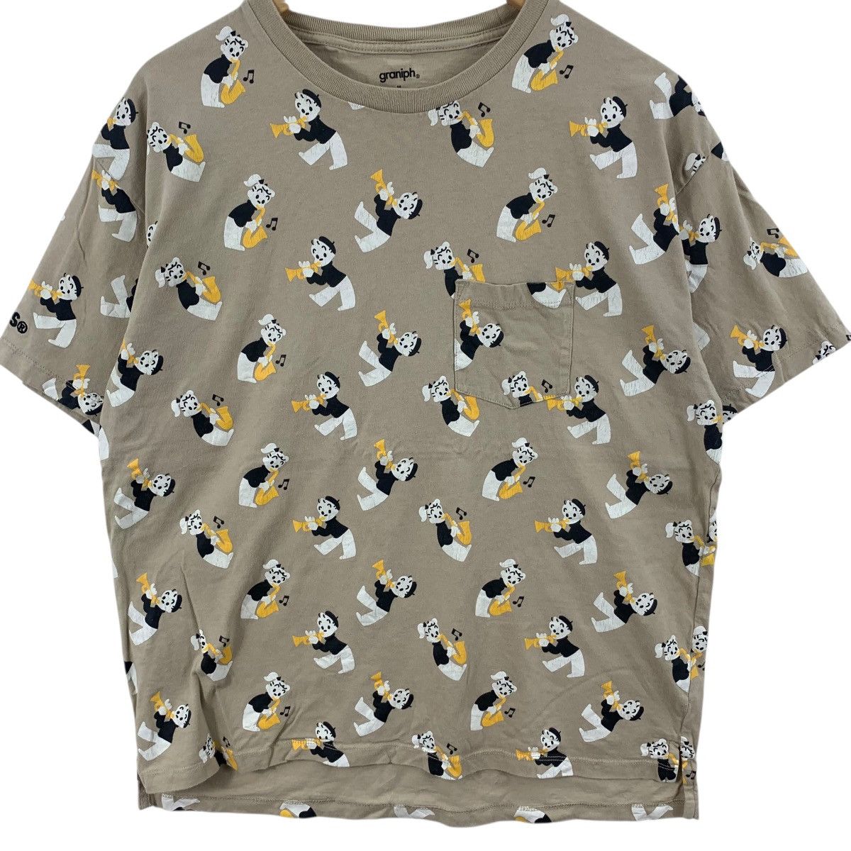 Other OSAMU HARADA GOODS Kawaii Illustration AOP Tee Shirt Top Size M / US 6-8 / IT 42-44 - 5 Thumbnail