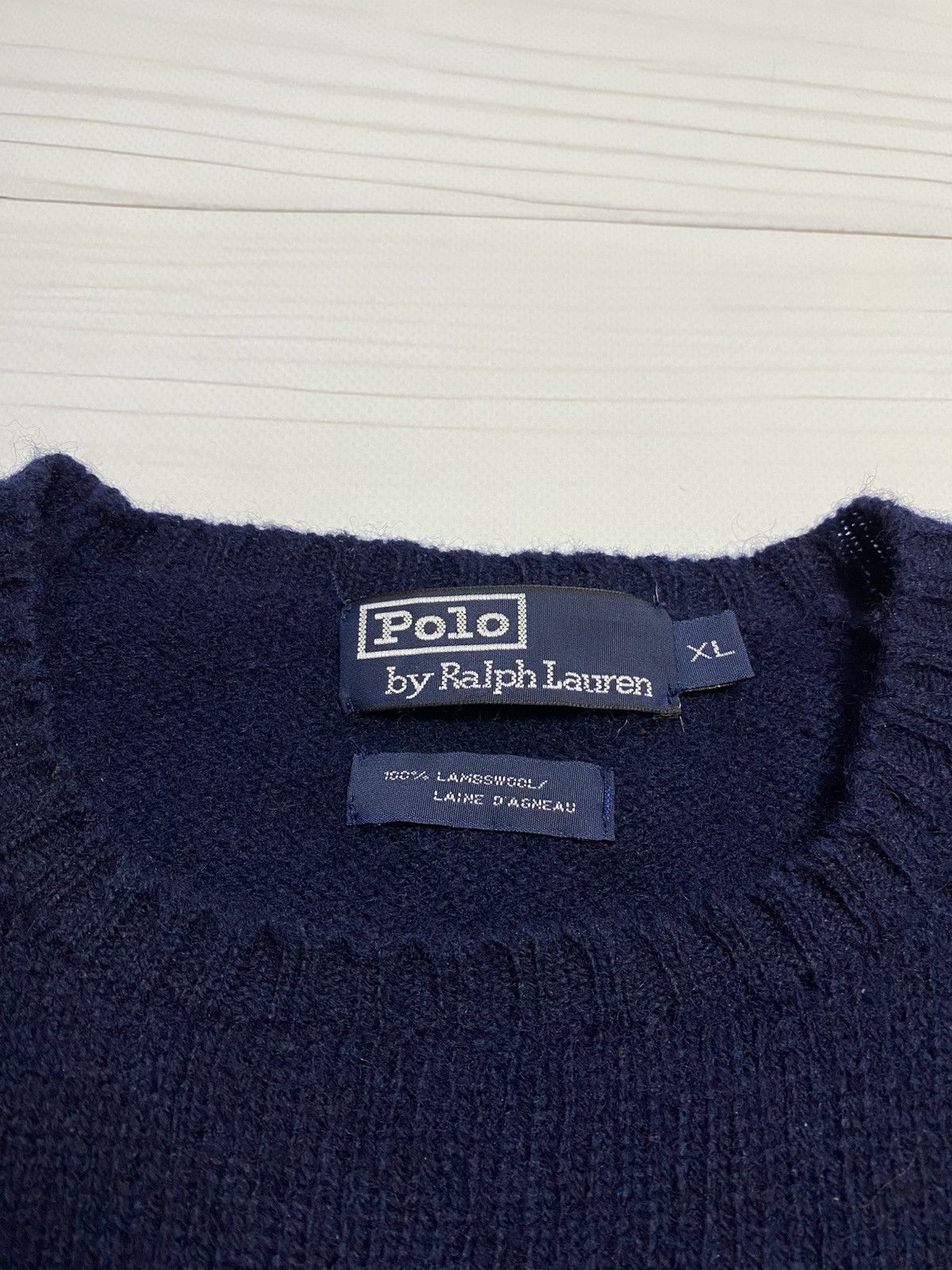 Polo Ralph Lauren Vintage Polo Ralph Lauren lambswool sweater Size US XL / EU 56 / 4 - 3 Thumbnail