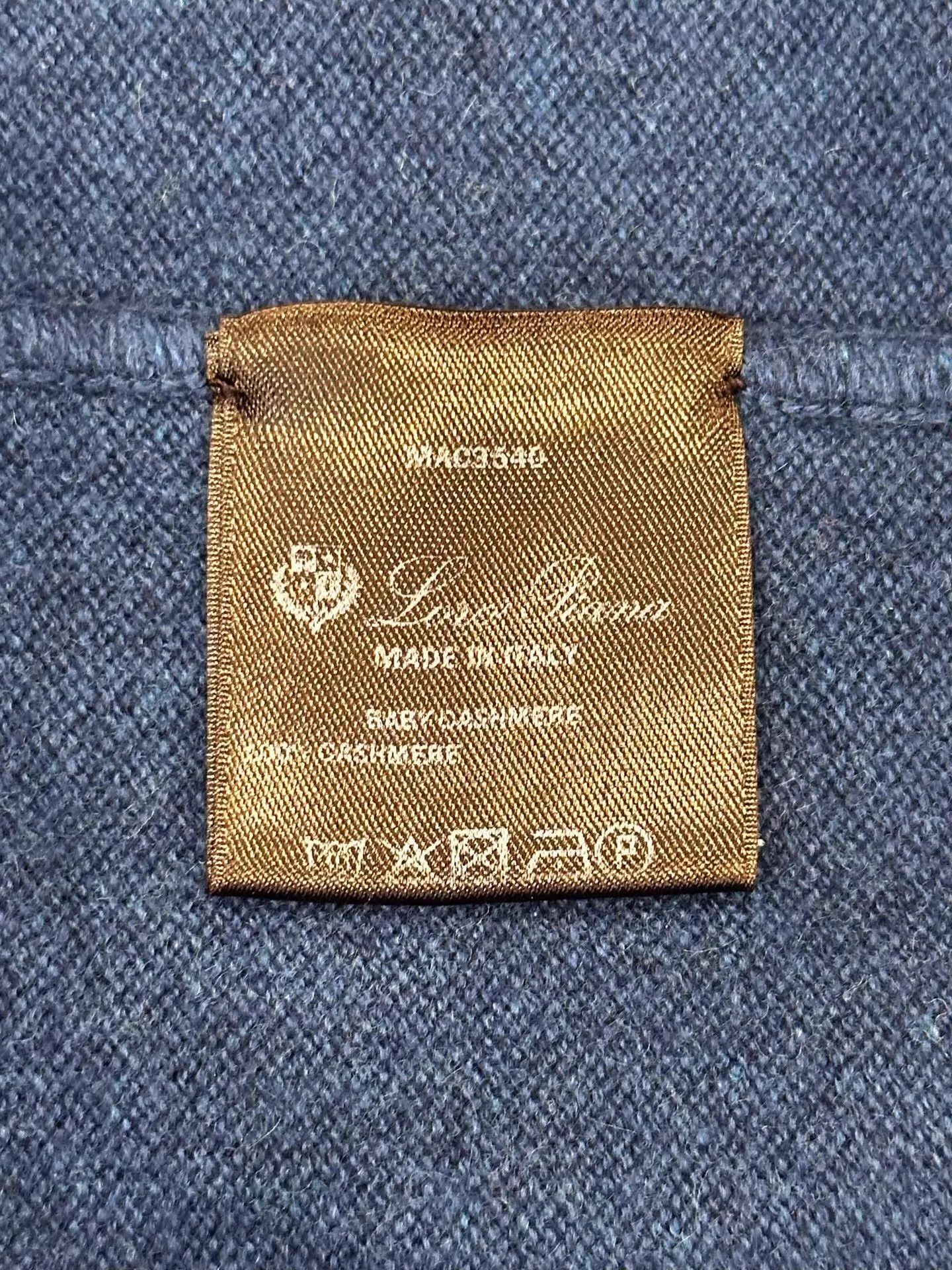 Loro Piana Loro Piana blue cashmere hooded zip jacket size 44 new Size US S / EU 44-46 / 1 - 6 Thumbnail